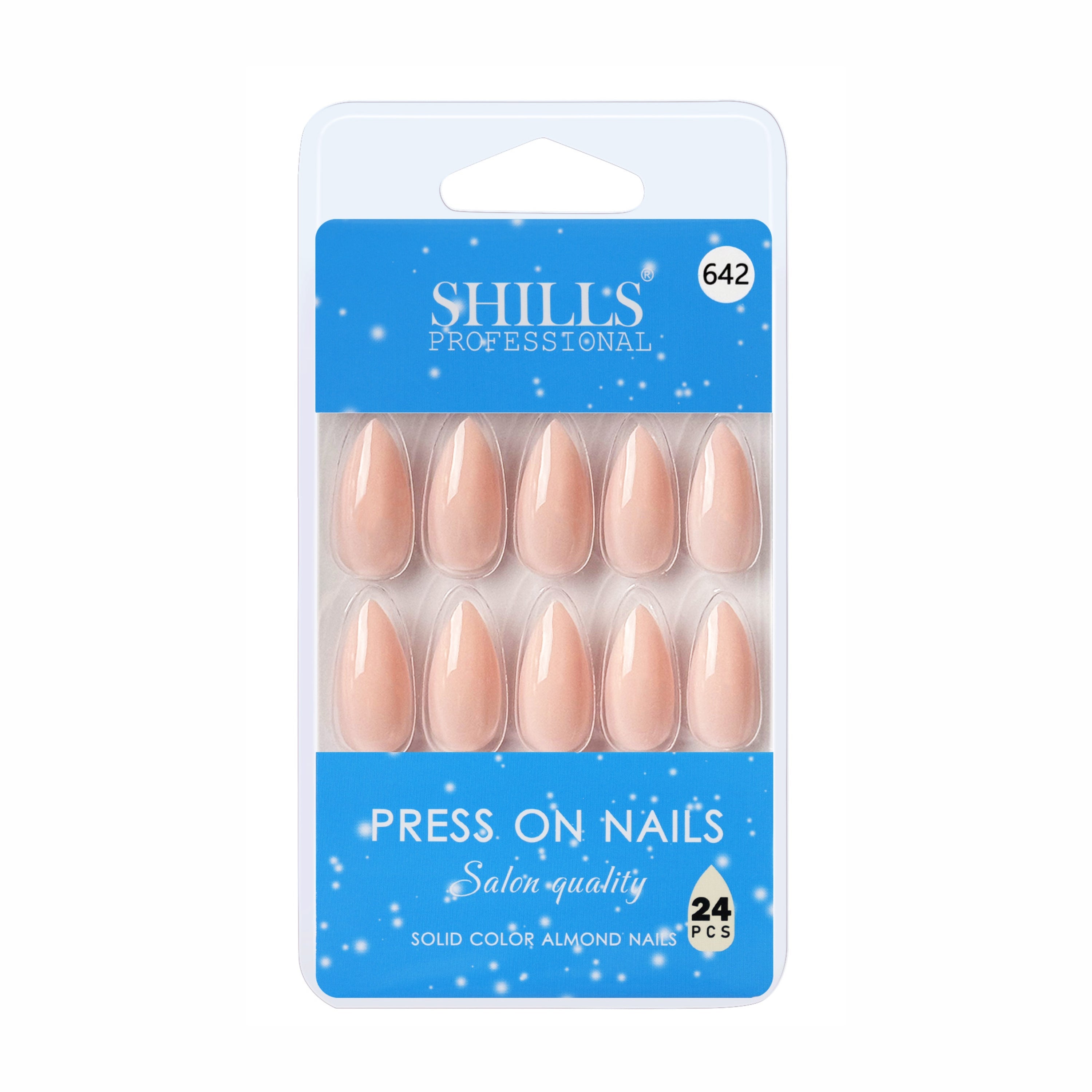 Glossy Solid Color Nails Sharp Almond(SPN605-SPN656)