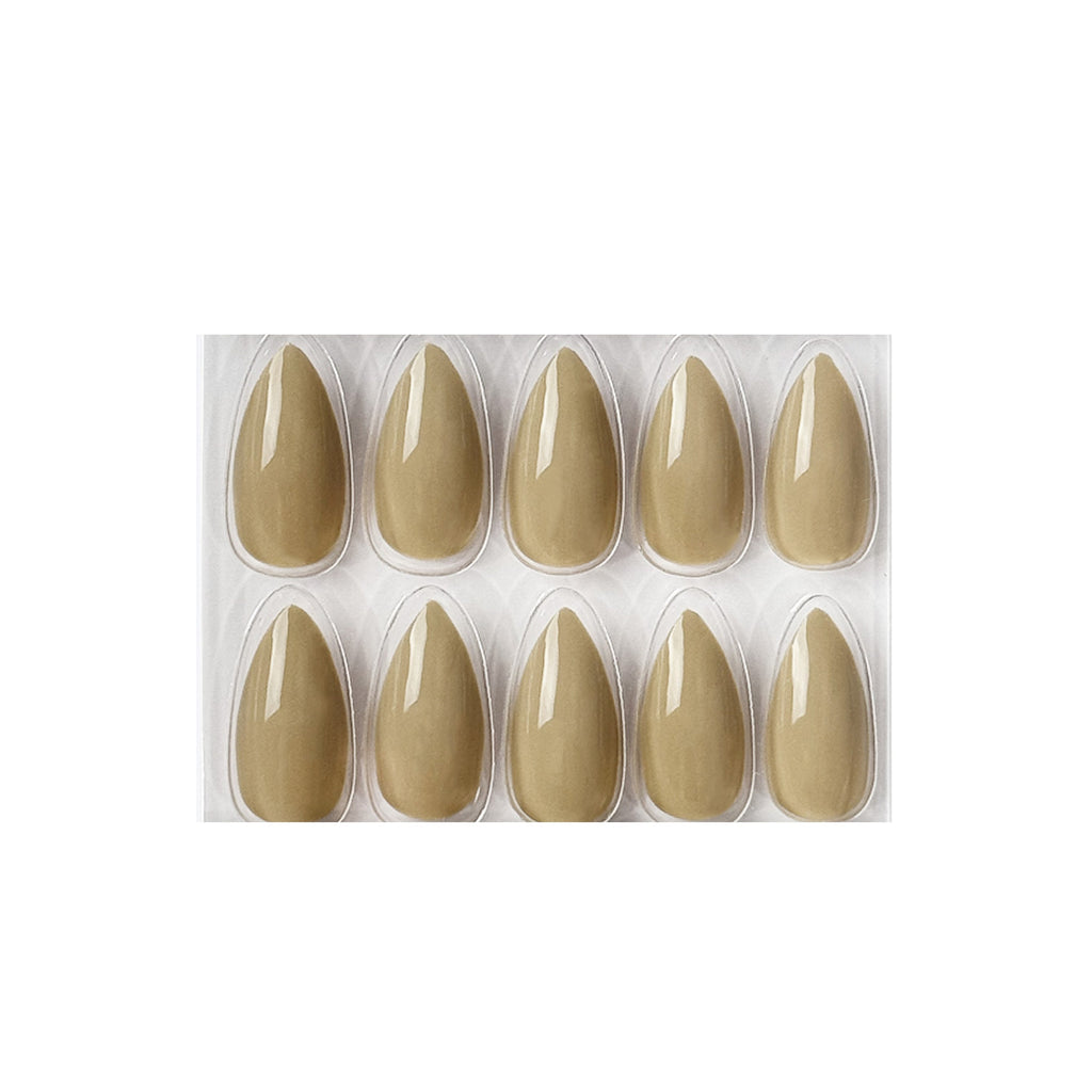 Glossy Solid Color Nails Sharp Almond(SPN605-SPN656)