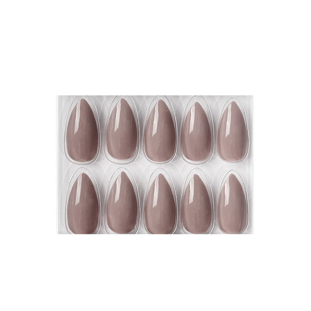 Glossy Solid Color Nails Sharp Almond(SPN605-SPN656)