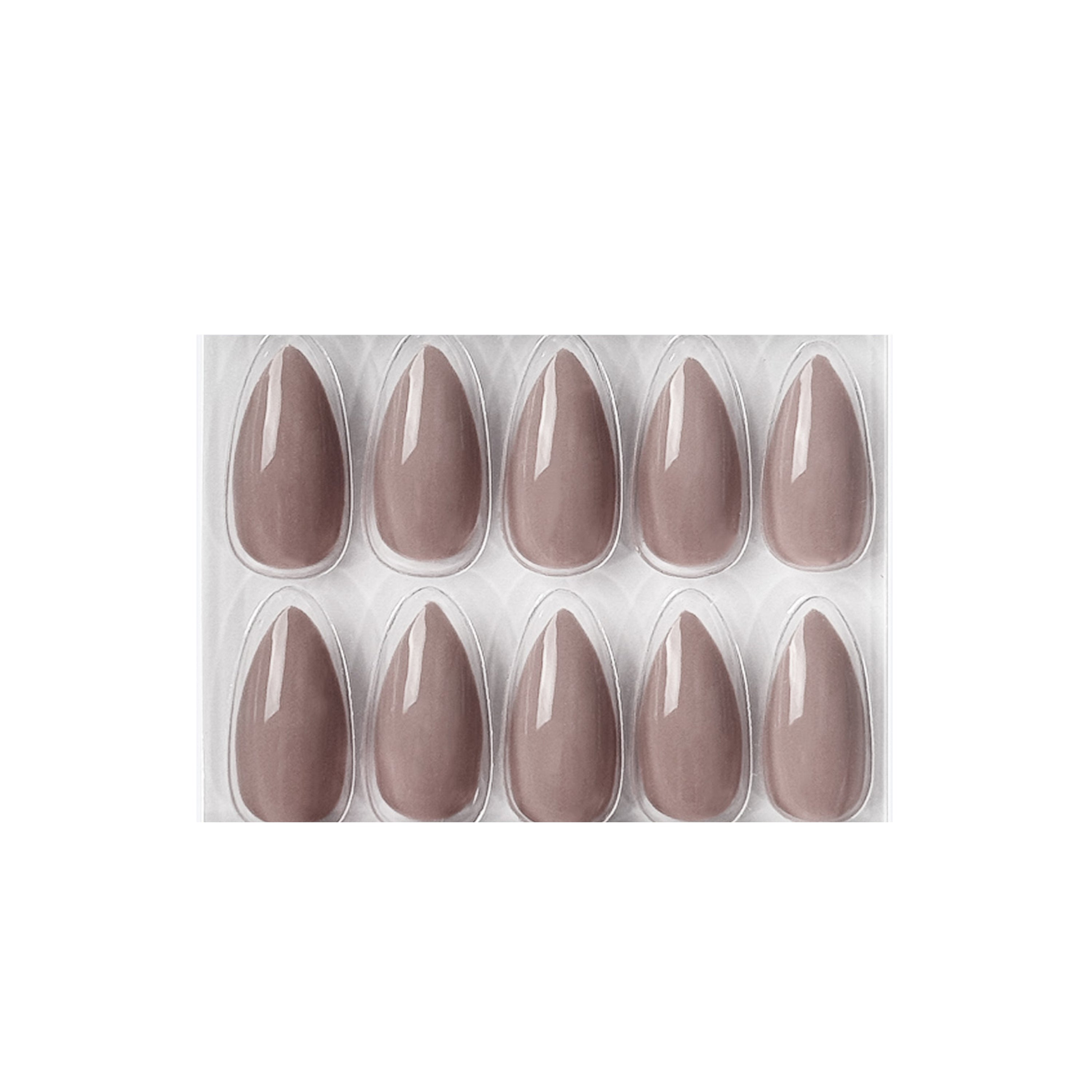 Glossy Solid Color Nails Sharp Almond(SPN605-SPN656)