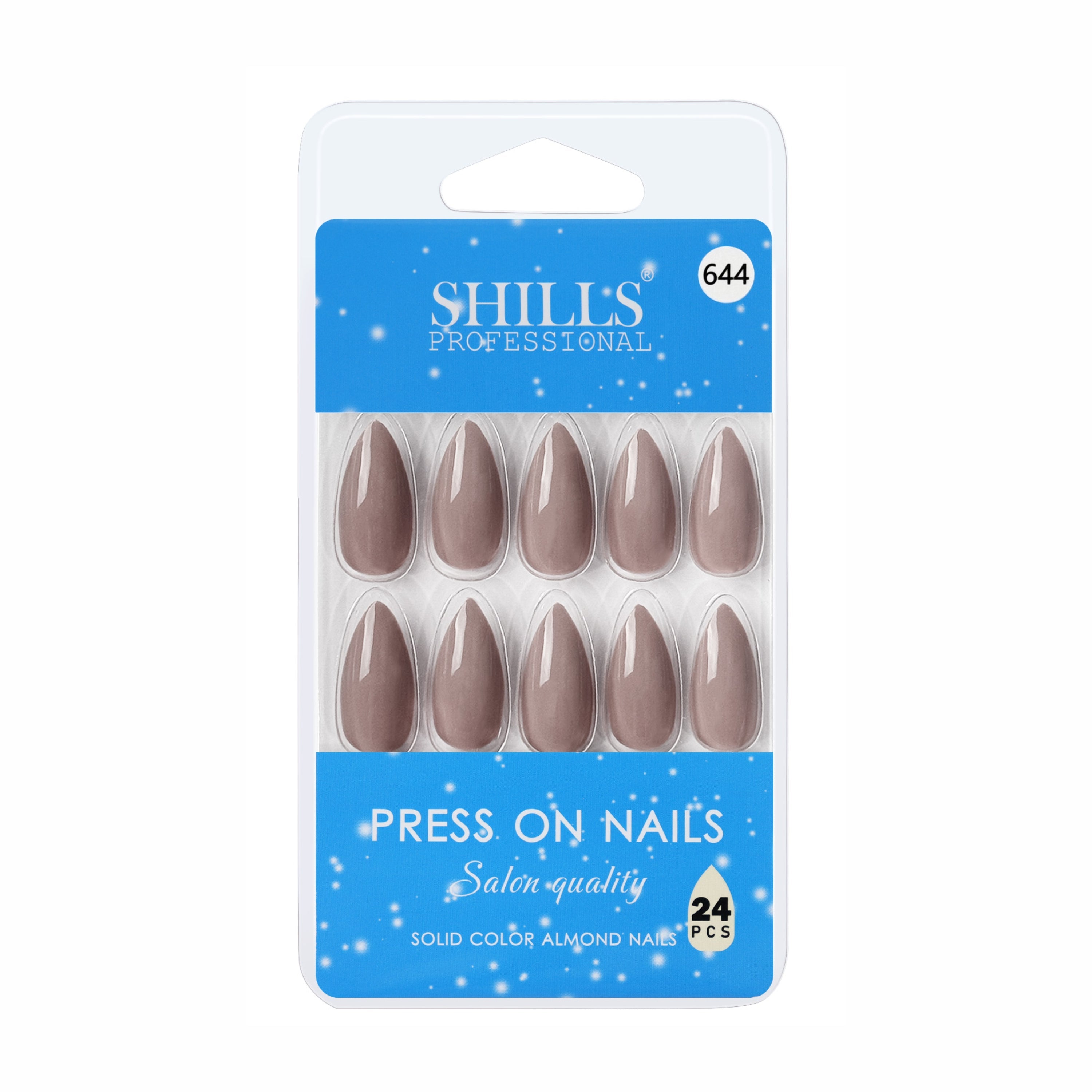 Glossy Solid Color Nails Sharp Almond(SPN605-SPN656)