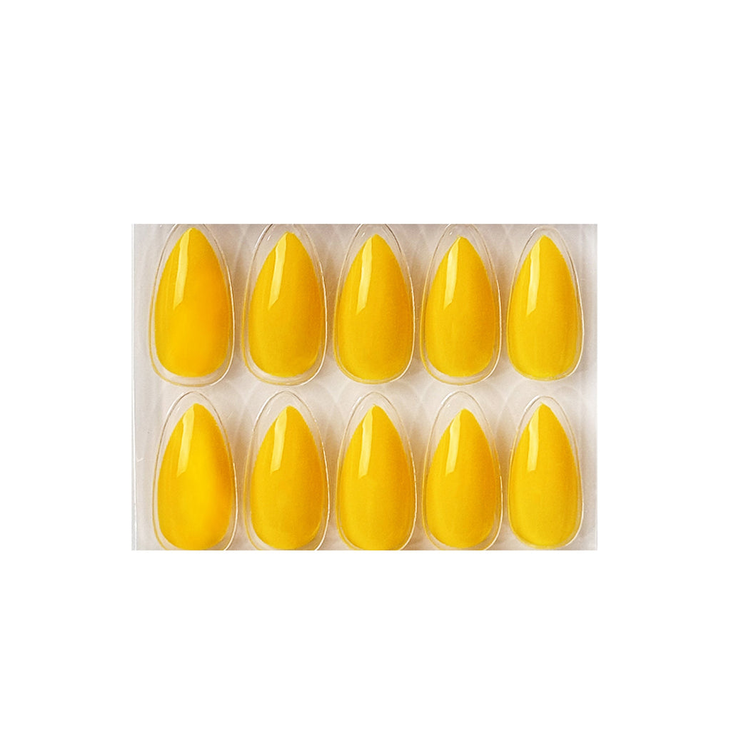 Glossy Solid Color Nails Sharp Almond(SPN605-SPN656)