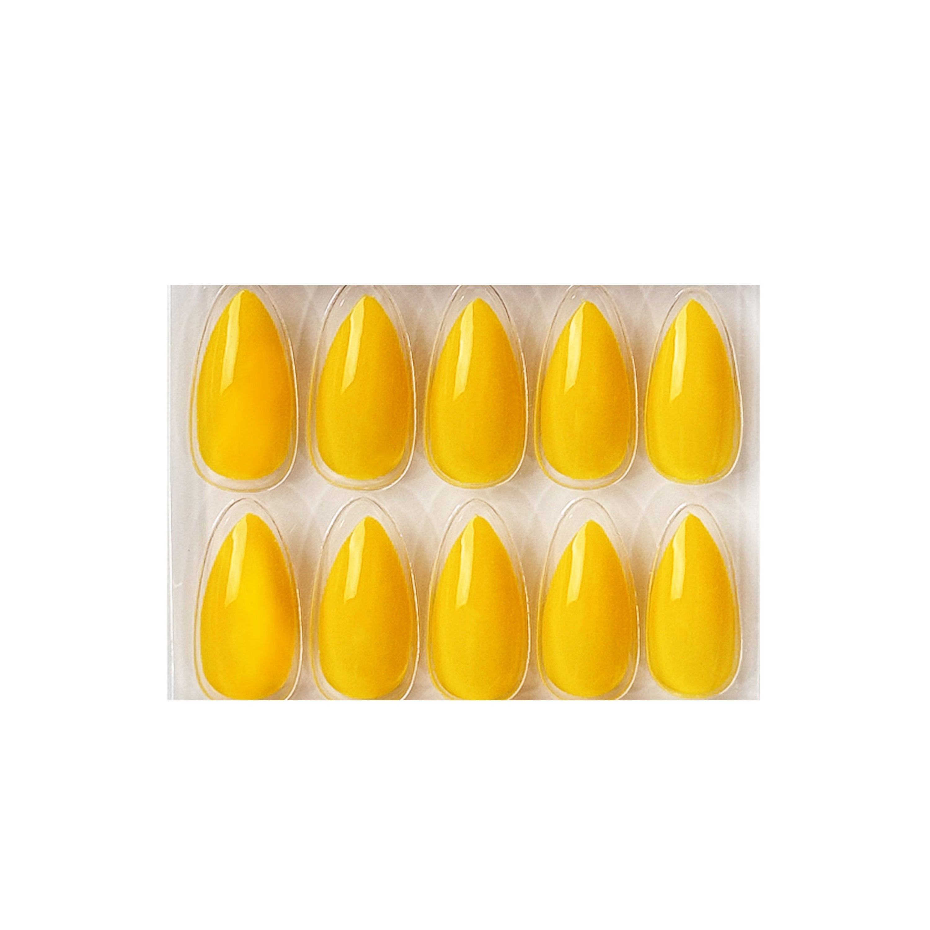 Glossy Solid Color Nails Sharp Almond(SPN605-SPN656)