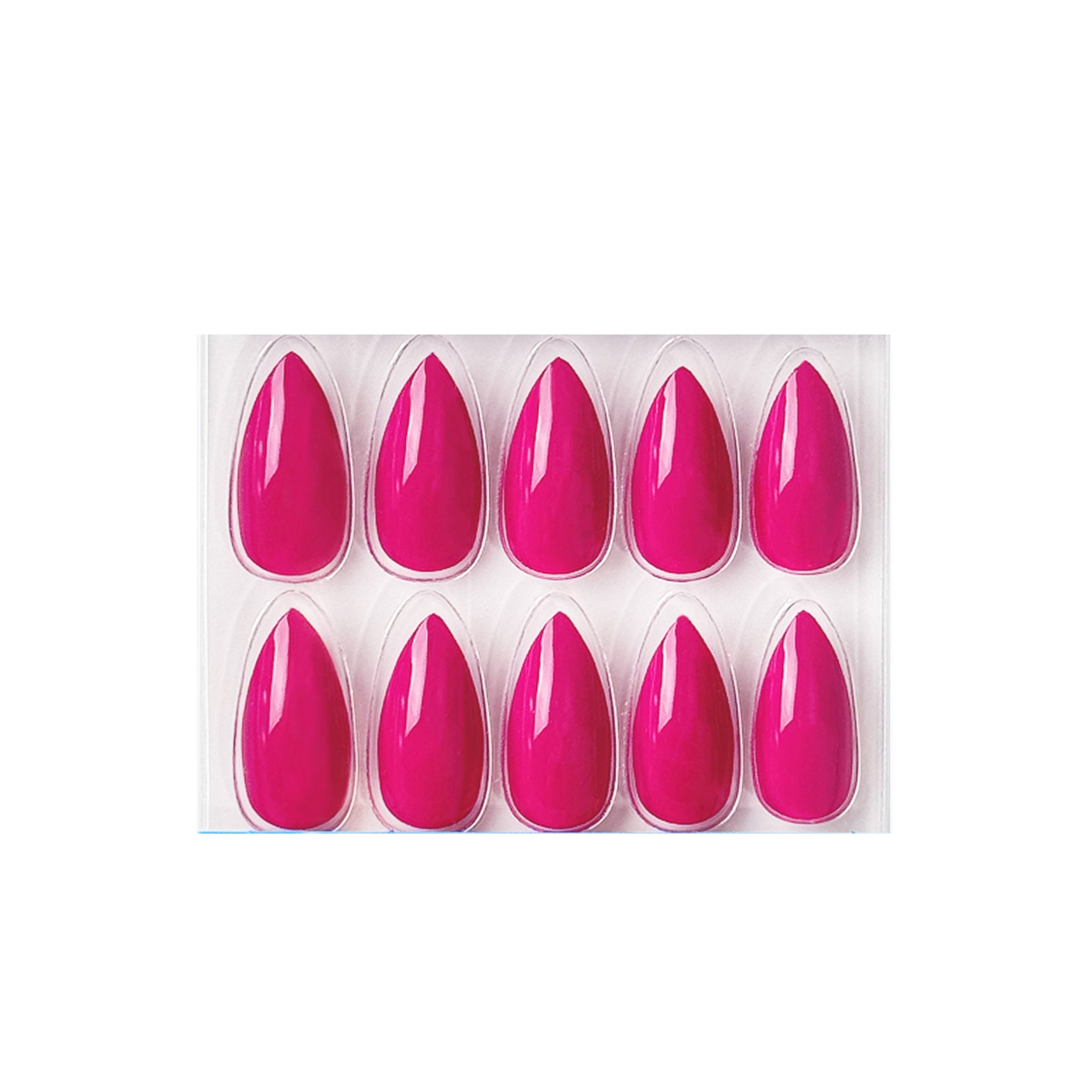 Glossy Solid Color Nails Sharp Almond(SPN605-SPN656)
