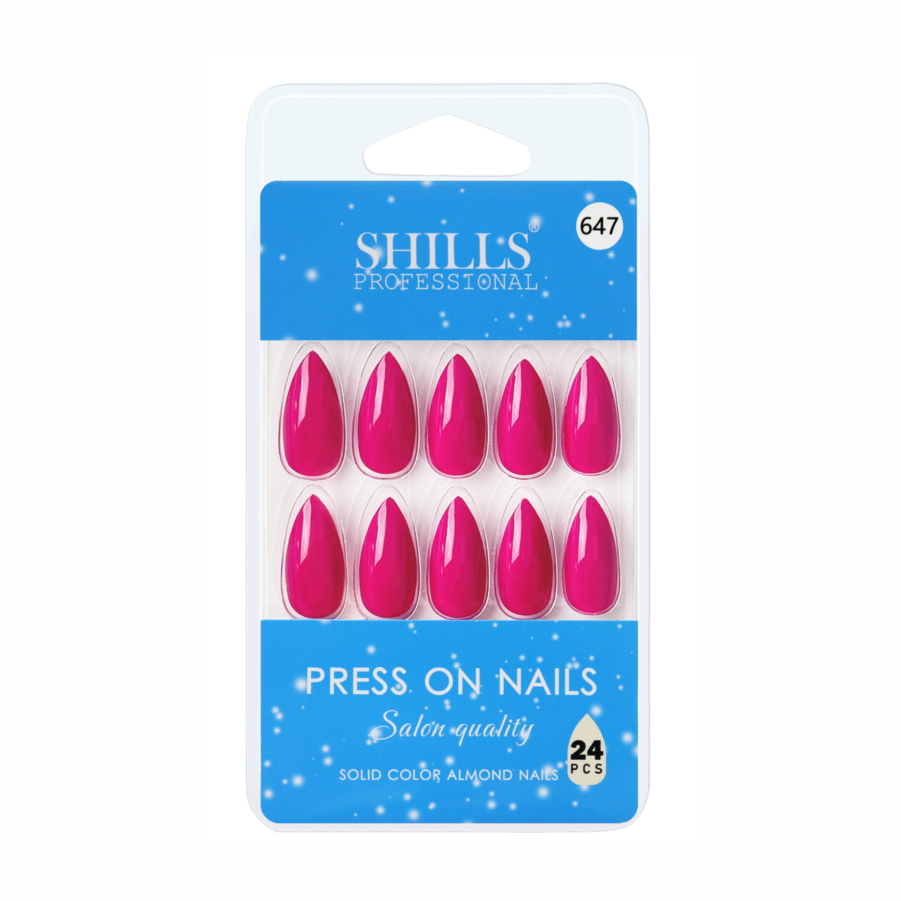 Glossy Solid Color Nails Sharp Almond(SPN605-SPN656)