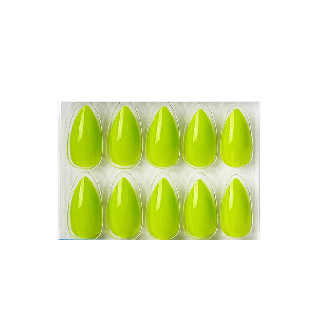 Glossy Solid Color Nails Sharp Almond(SPN605-SPN656)