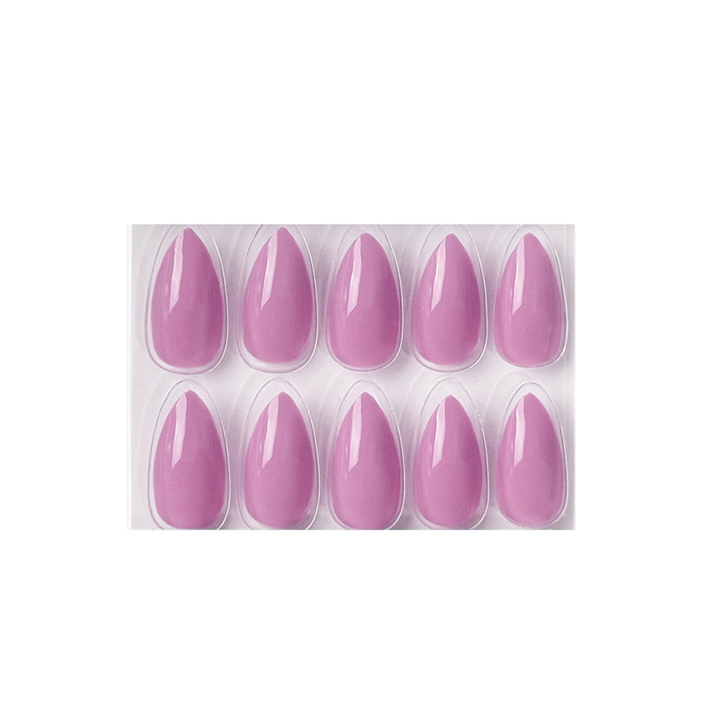 Glossy Solid Color Nails Sharp Almond(SPN605-SPN656)