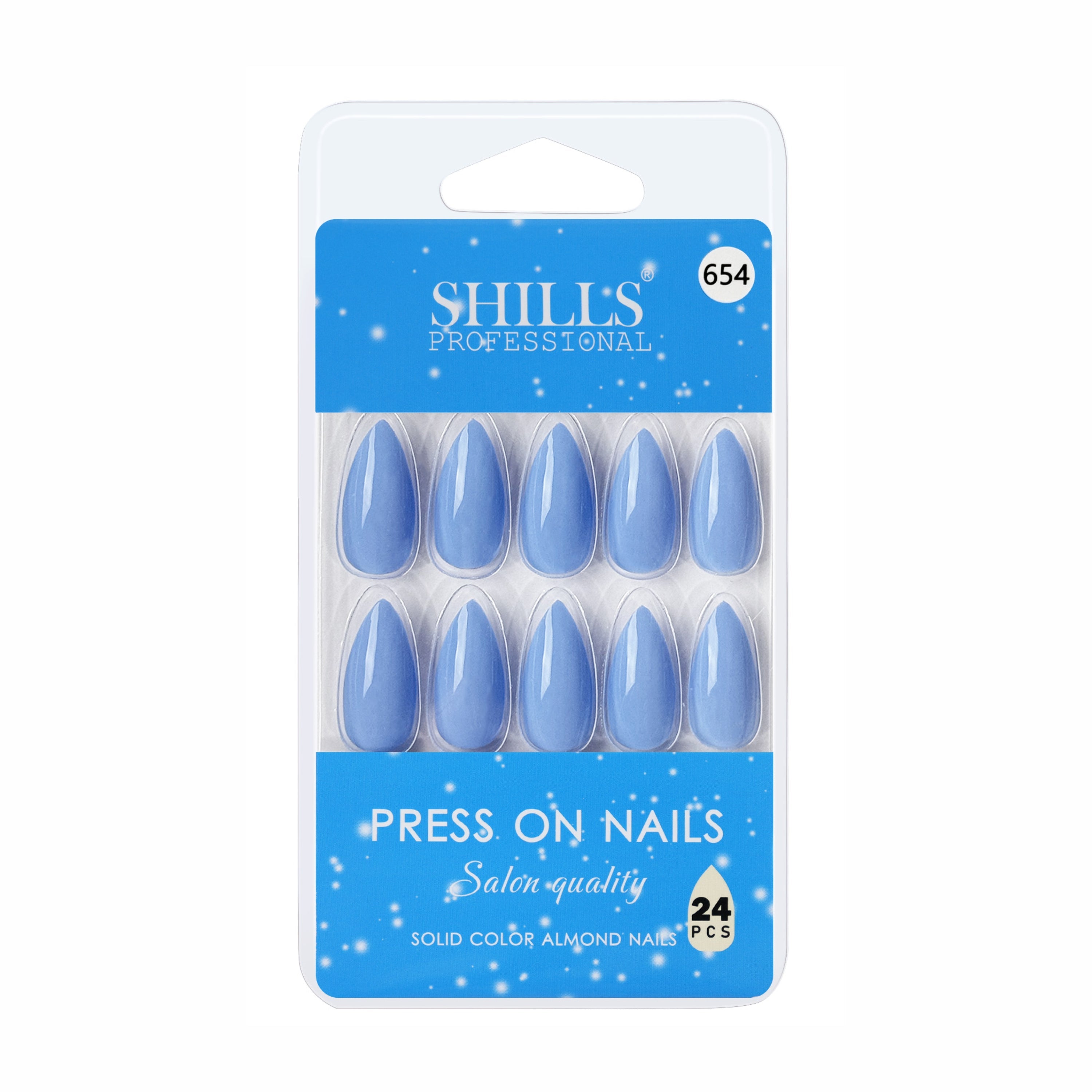 Glossy Solid Color Nails Sharp Almond(SPN605-SPN656)