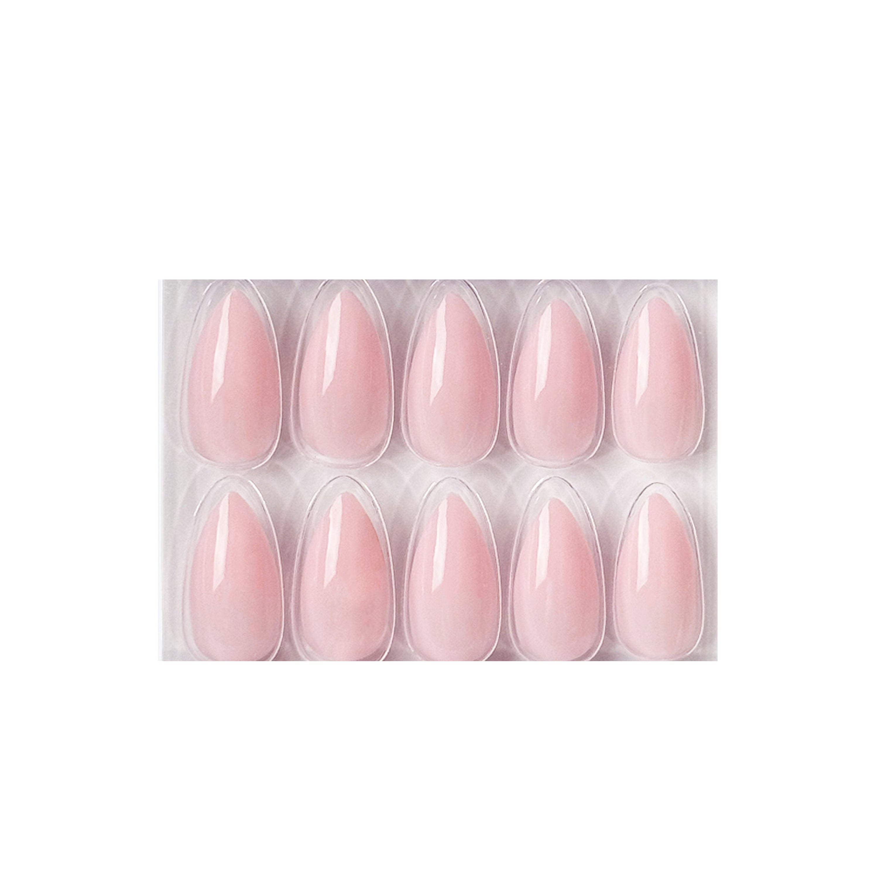 Glossy Solid Color Nails Sharp Almond(SPN605-SPN656)