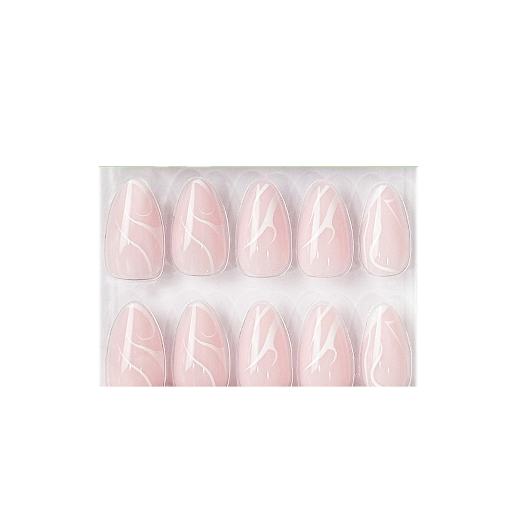 Nail Art Nails Press On Short Almond(SPN687-SPN690)