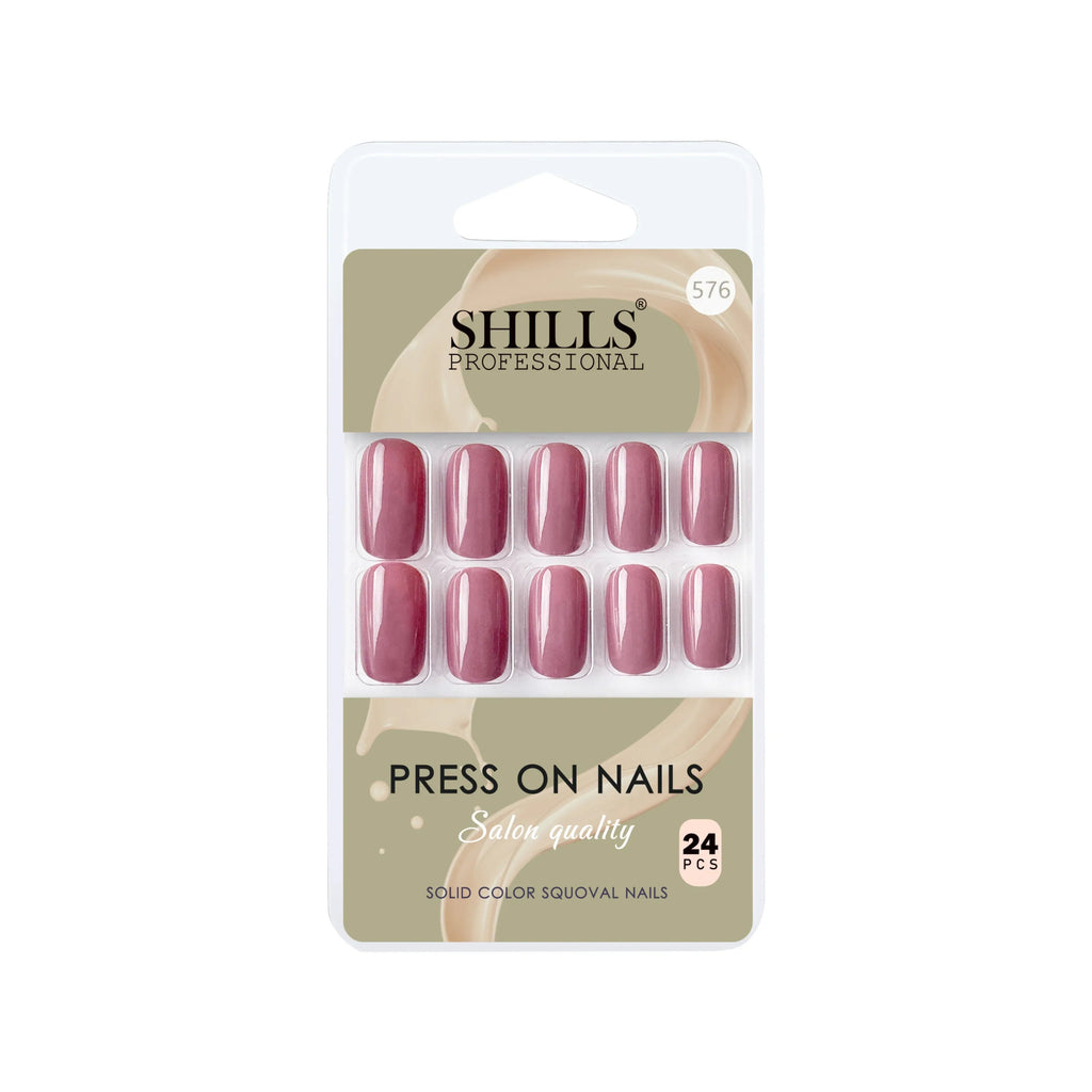 Glossy Solid Color Nails Square(SPN553-SPN604)