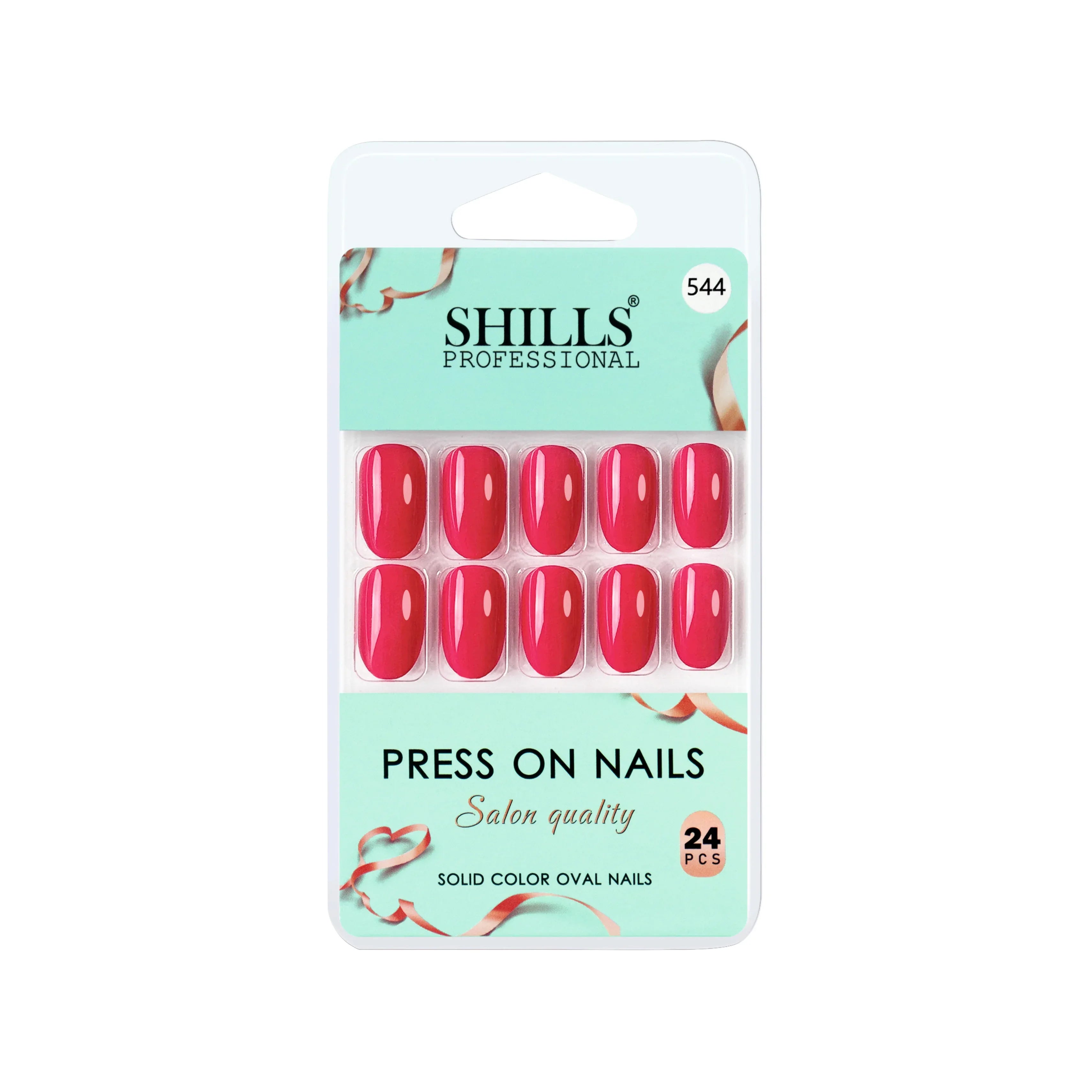 Glossy Solid Color Nails Oval(SPN527-SPN552)