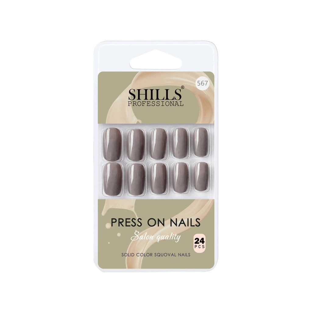 Glossy Solid Color Nails Square(SPN553-SPN604)