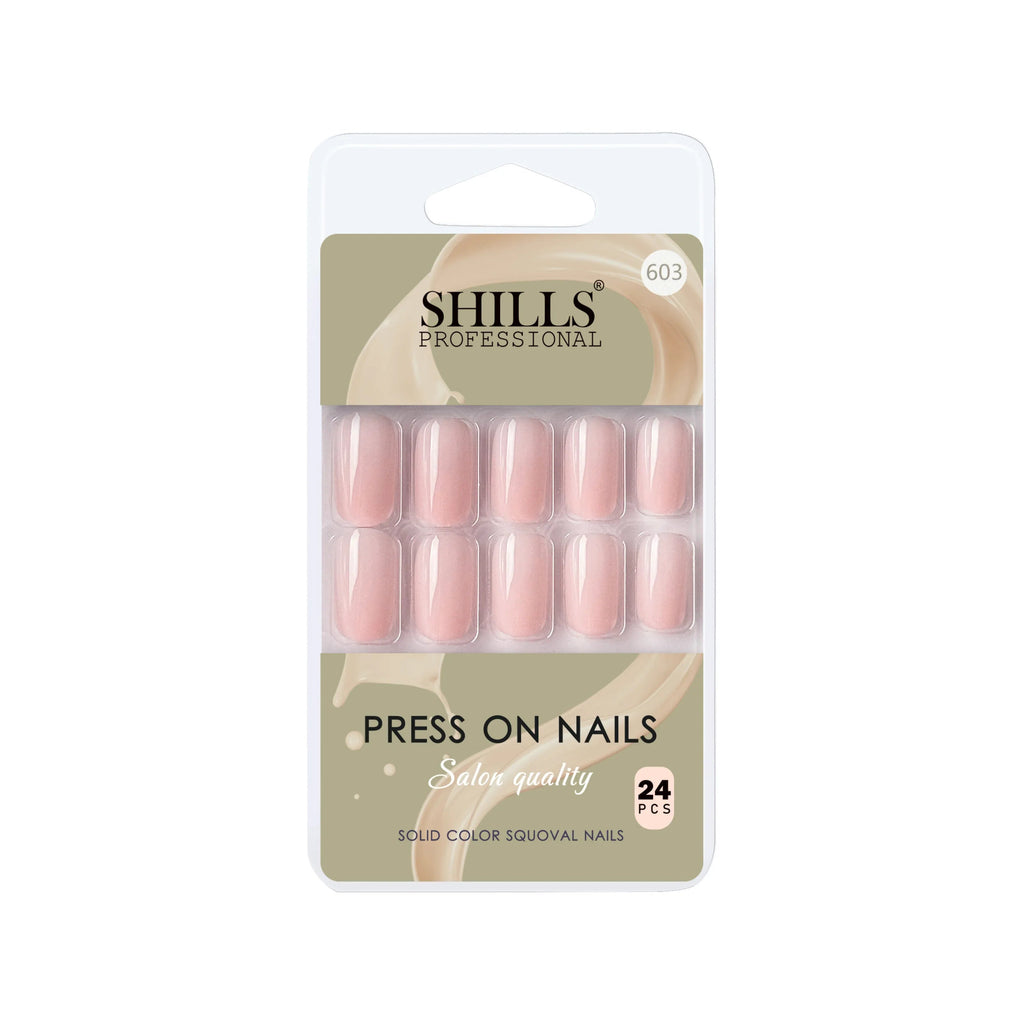 Glossy Solid Color Nails Square(SPN579-SPN604)