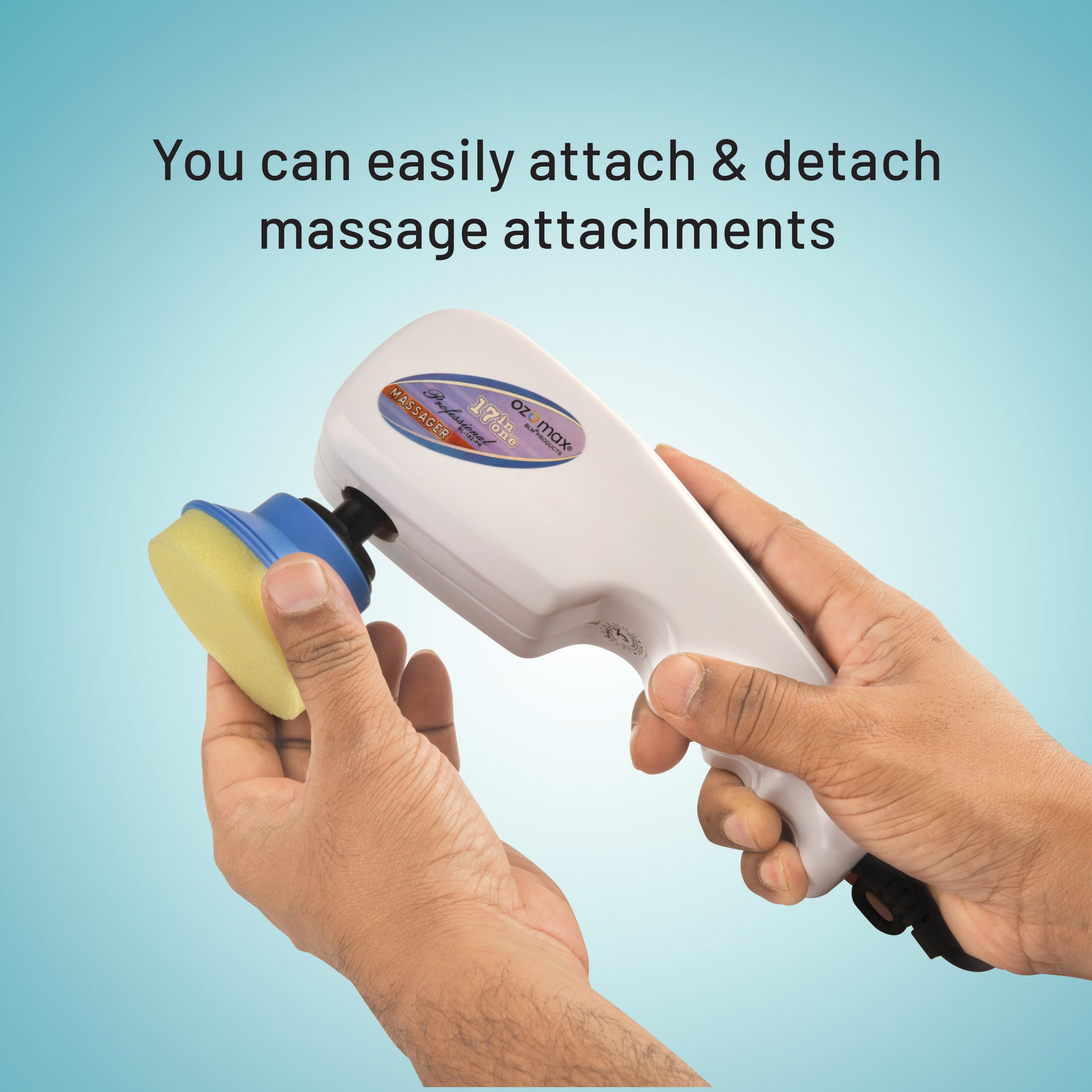PRO MASSAGE APPARATUS with 17 Attachments