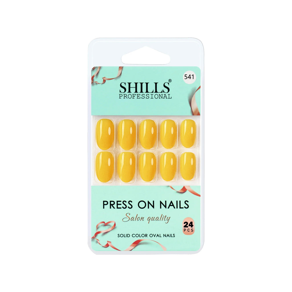 Glossy Solid Color Nails Oval(SPN527-SPN552)