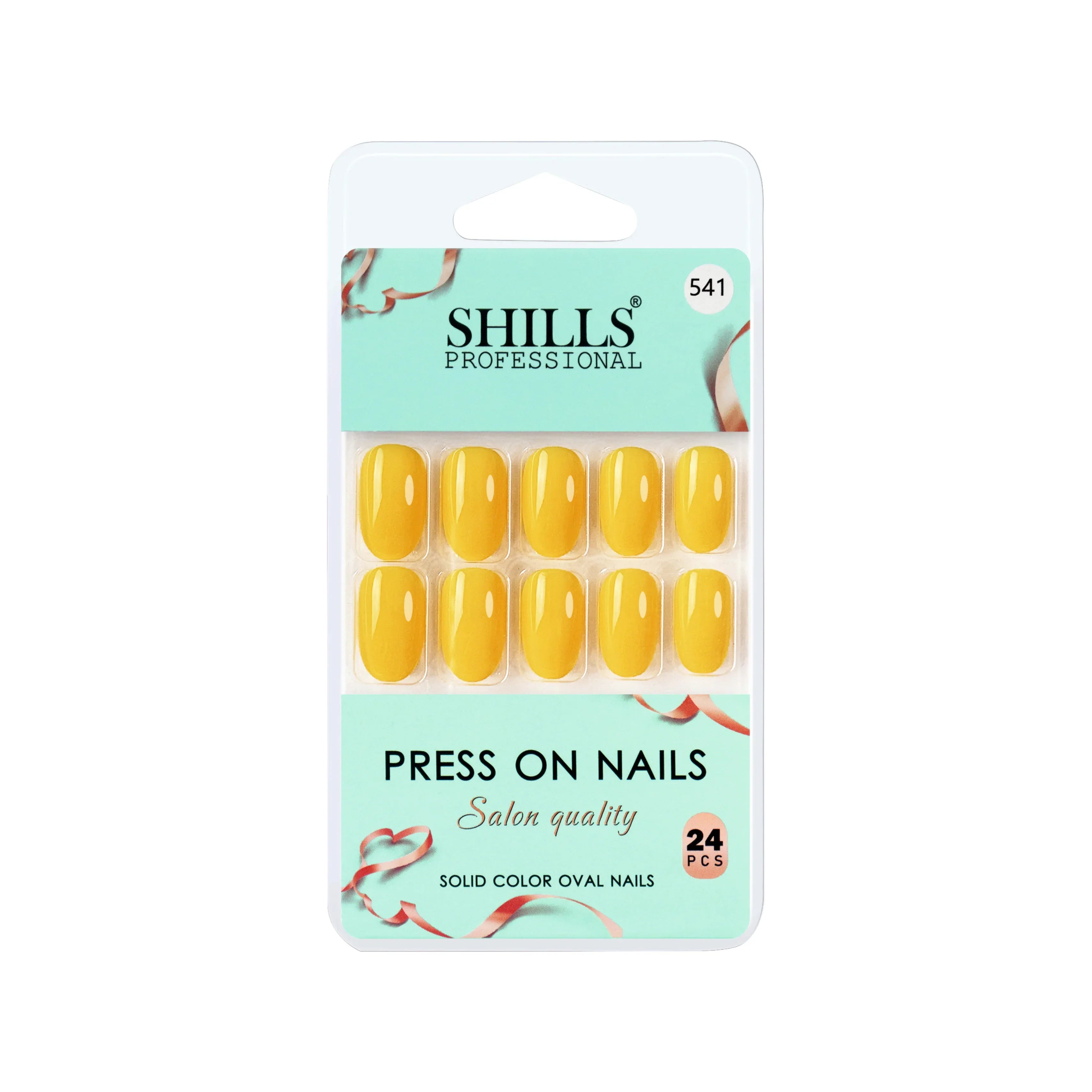 Glossy Solid Color Nails Oval(SPN527-SPN552)