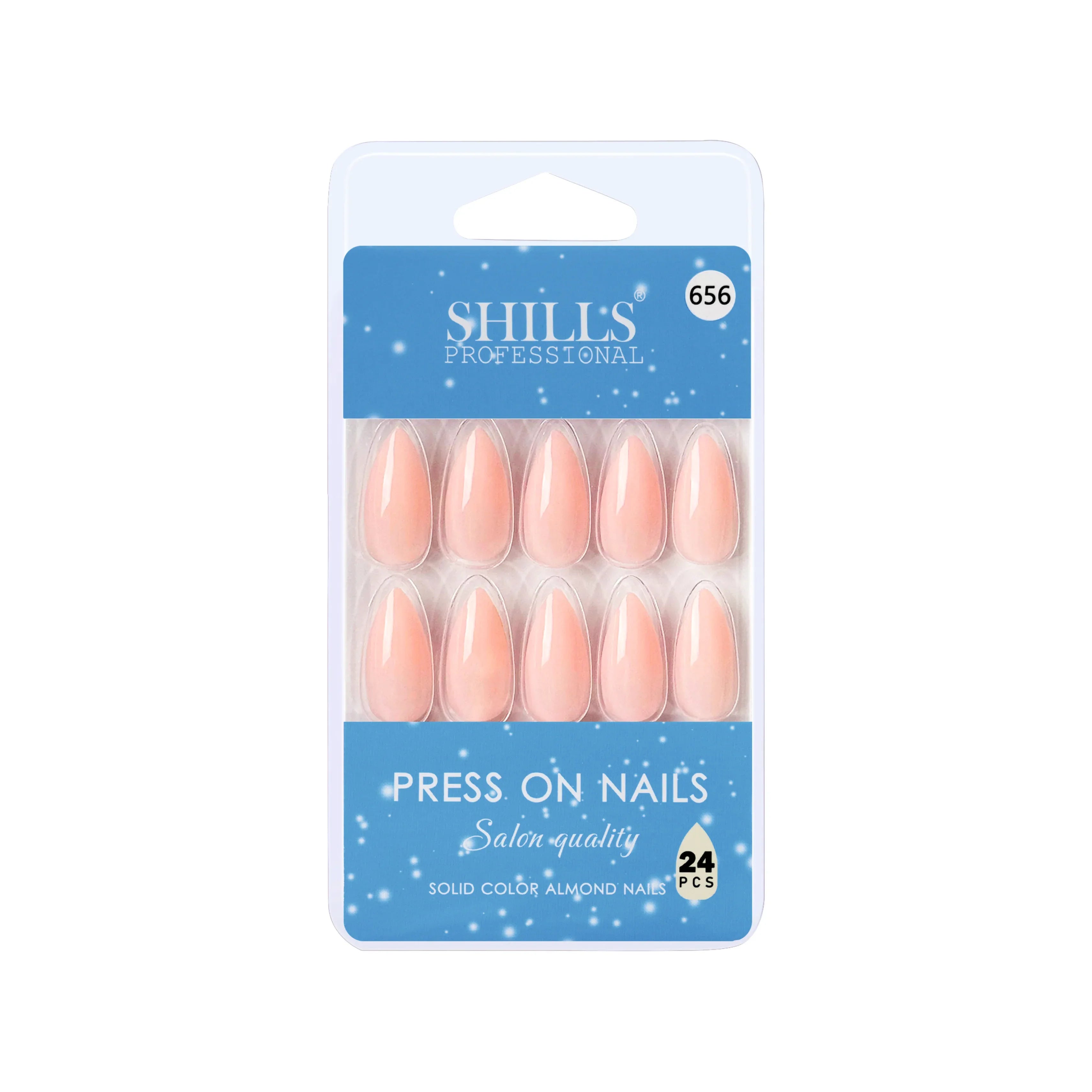 Glossy Solid Color Nails Sharp Almond(SPN631-SPN656)