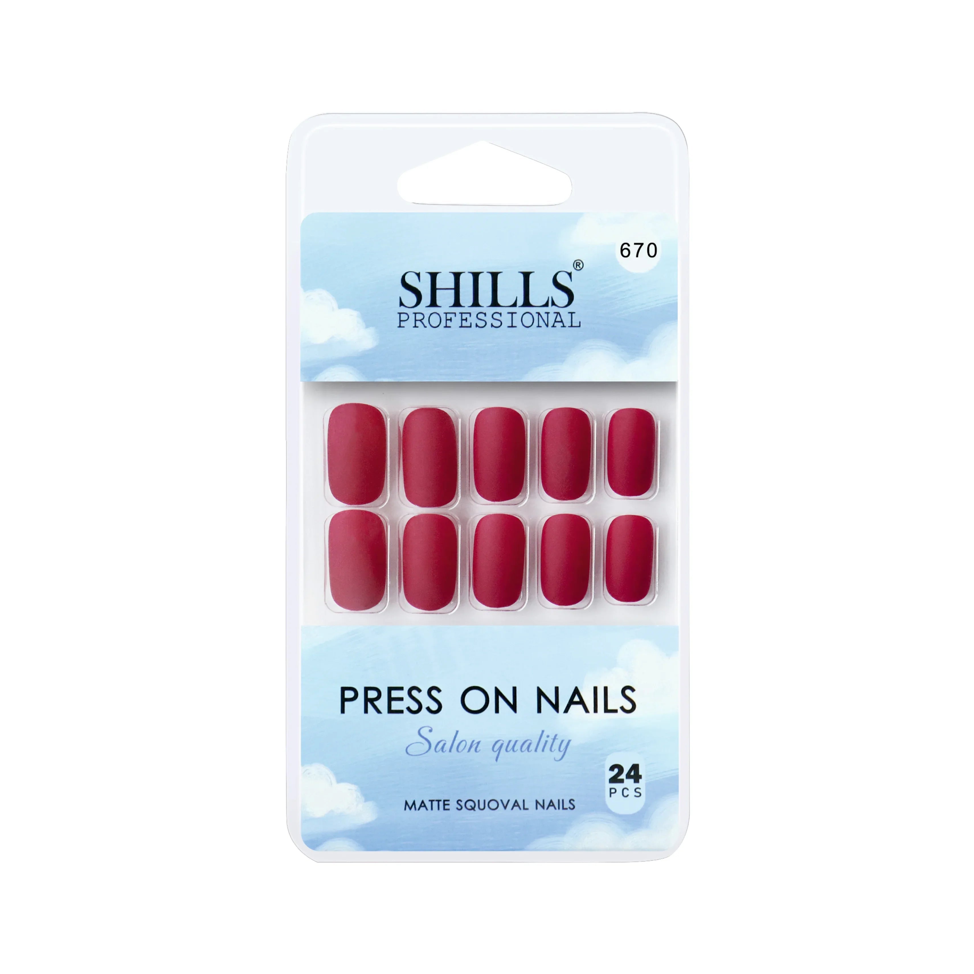 Matte Solid Color Nails Square(SPN667-SPN676)