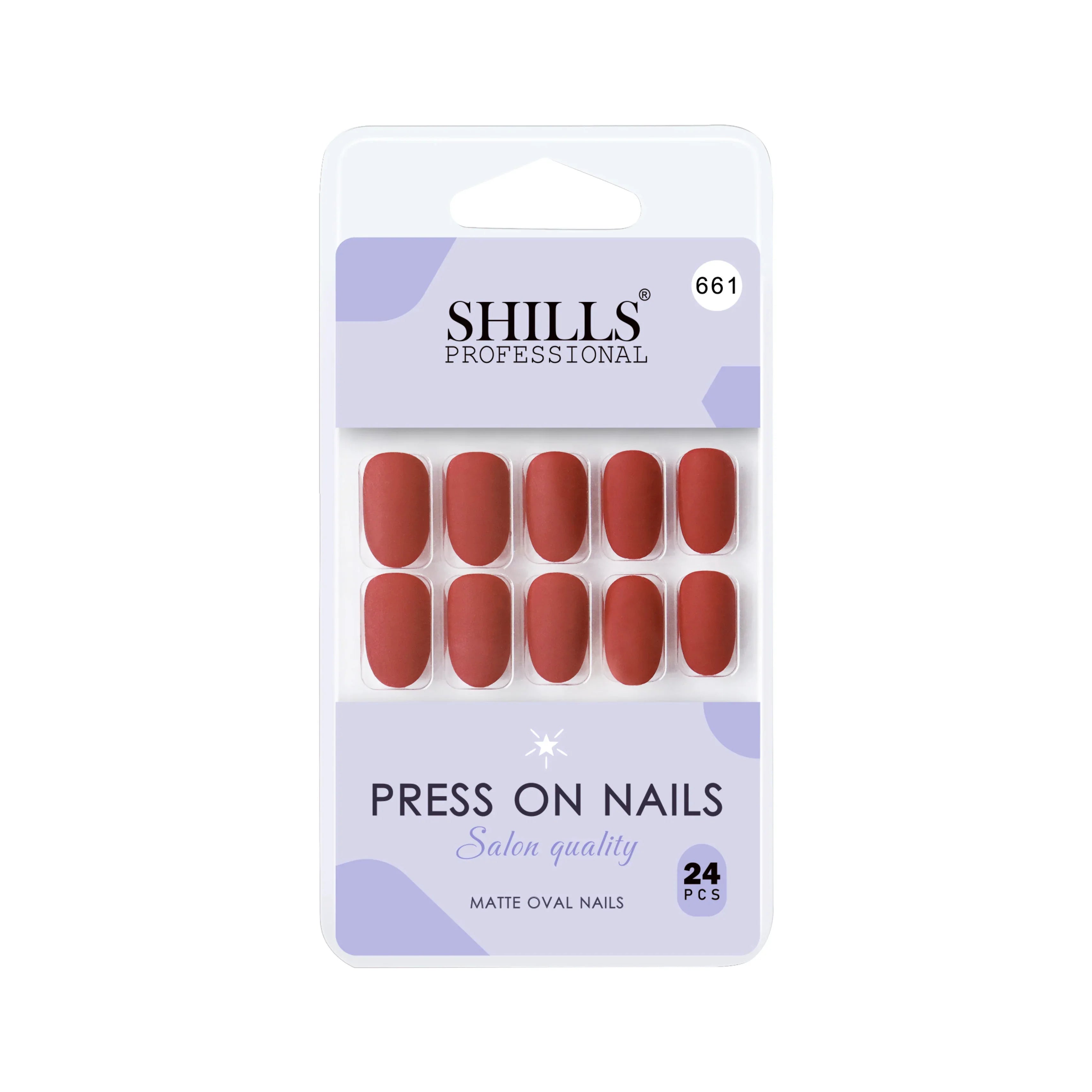Matte Solid Color Nails Oval(SPN657-SPN666)