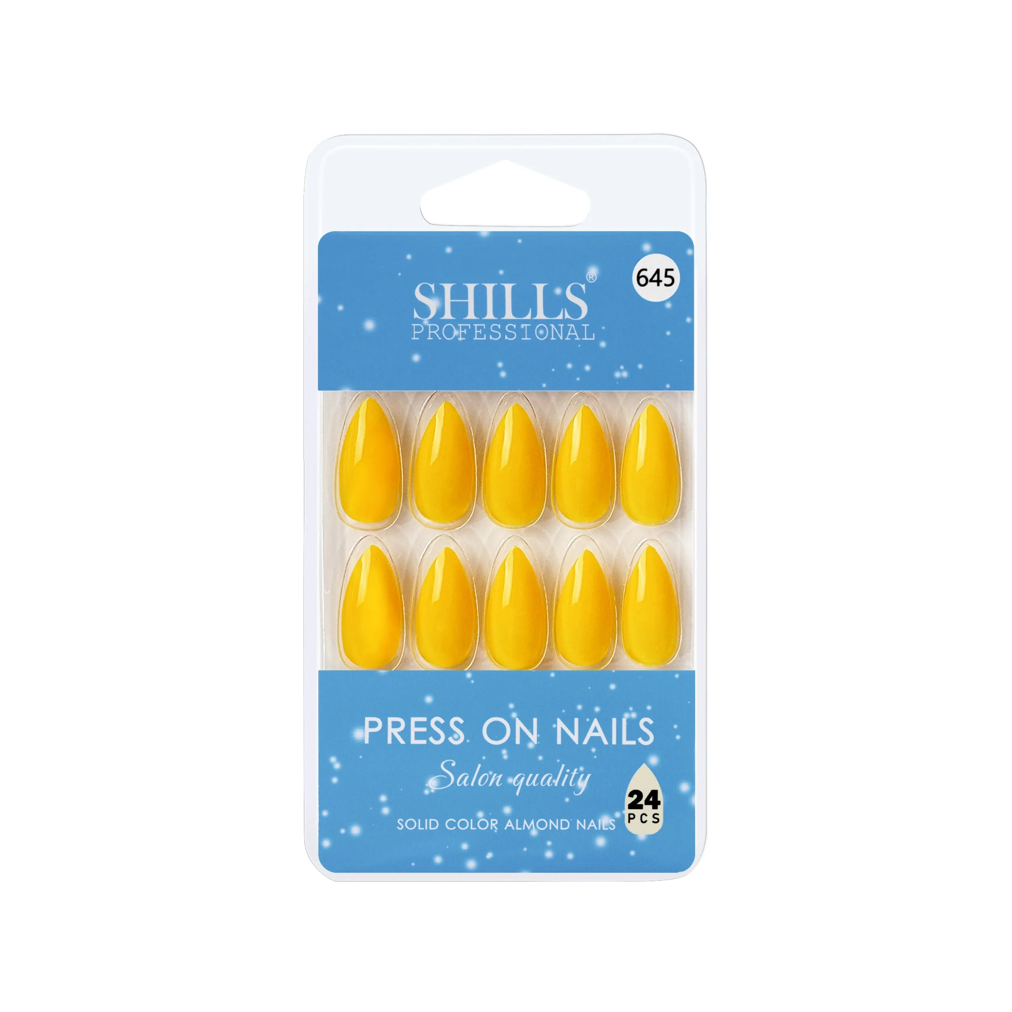 Glossy Solid Color Nails Sharp Almond(SPN631-SPN656)