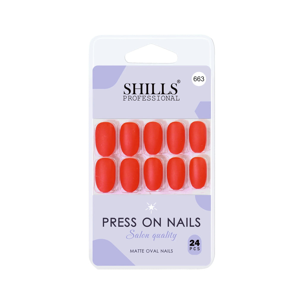 Matte Solid Color Nails Oval(SPN657-SPN666)