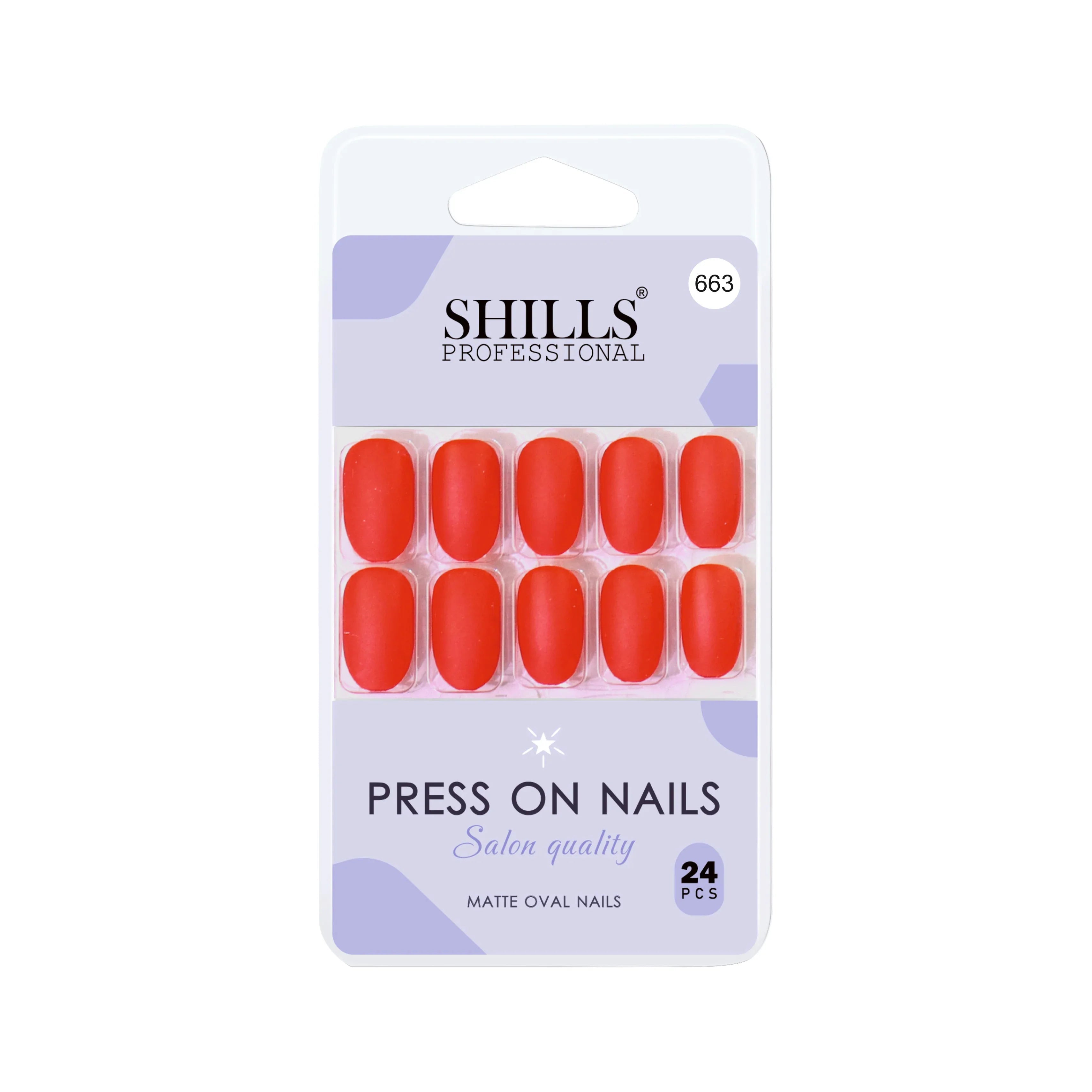 Matte Solid Color Nails Oval(SPN657-SPN666)