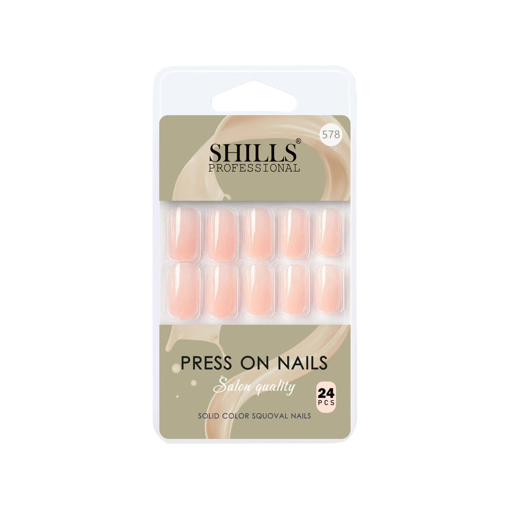 Glossy Solid Color Nails Square(SPN553-SPN604)