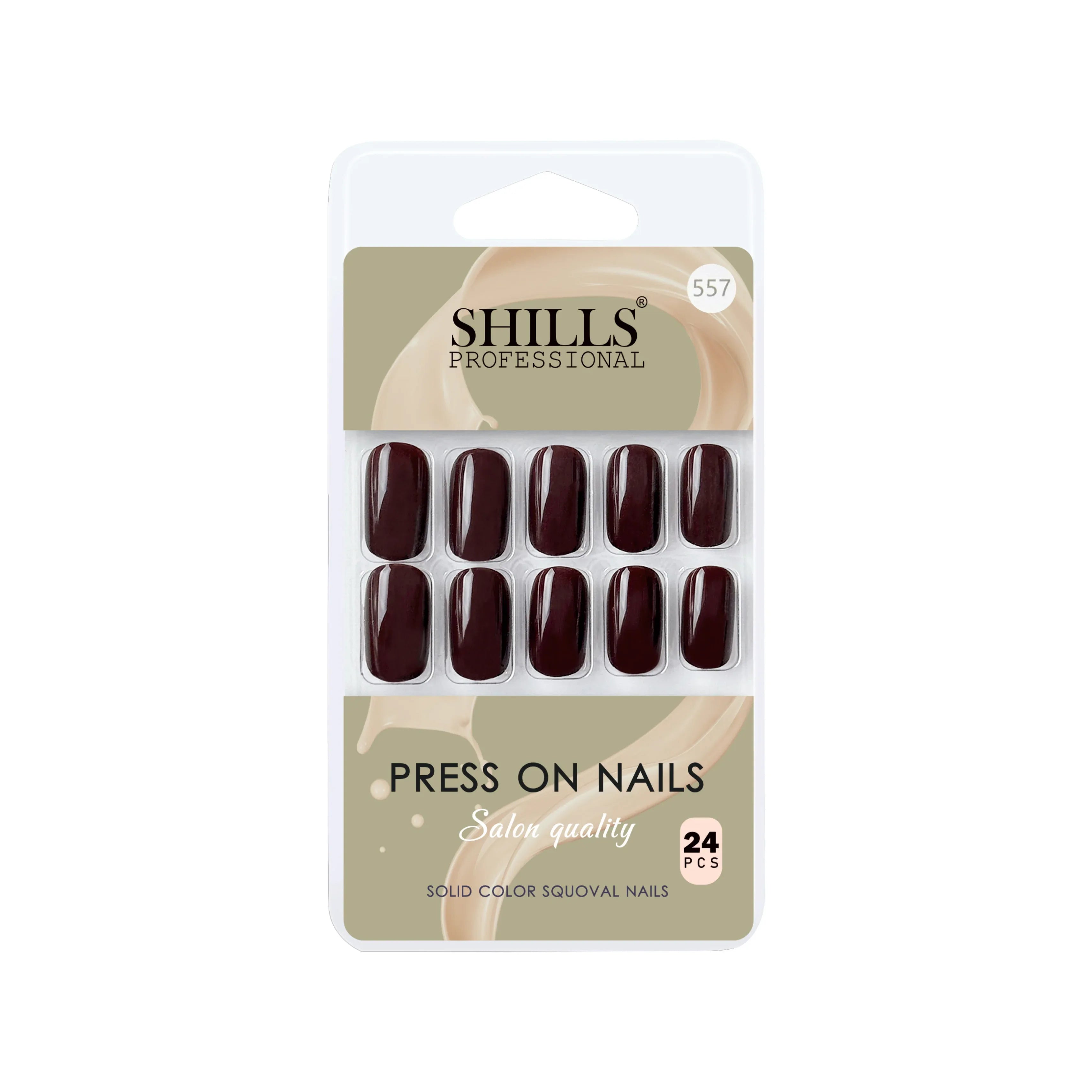 Glossy Solid Color Nails Square(SPN553-SPN604)