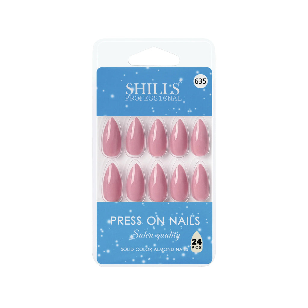 Glossy Solid Color Nails Sharp Almond(SPN631-SPN656)