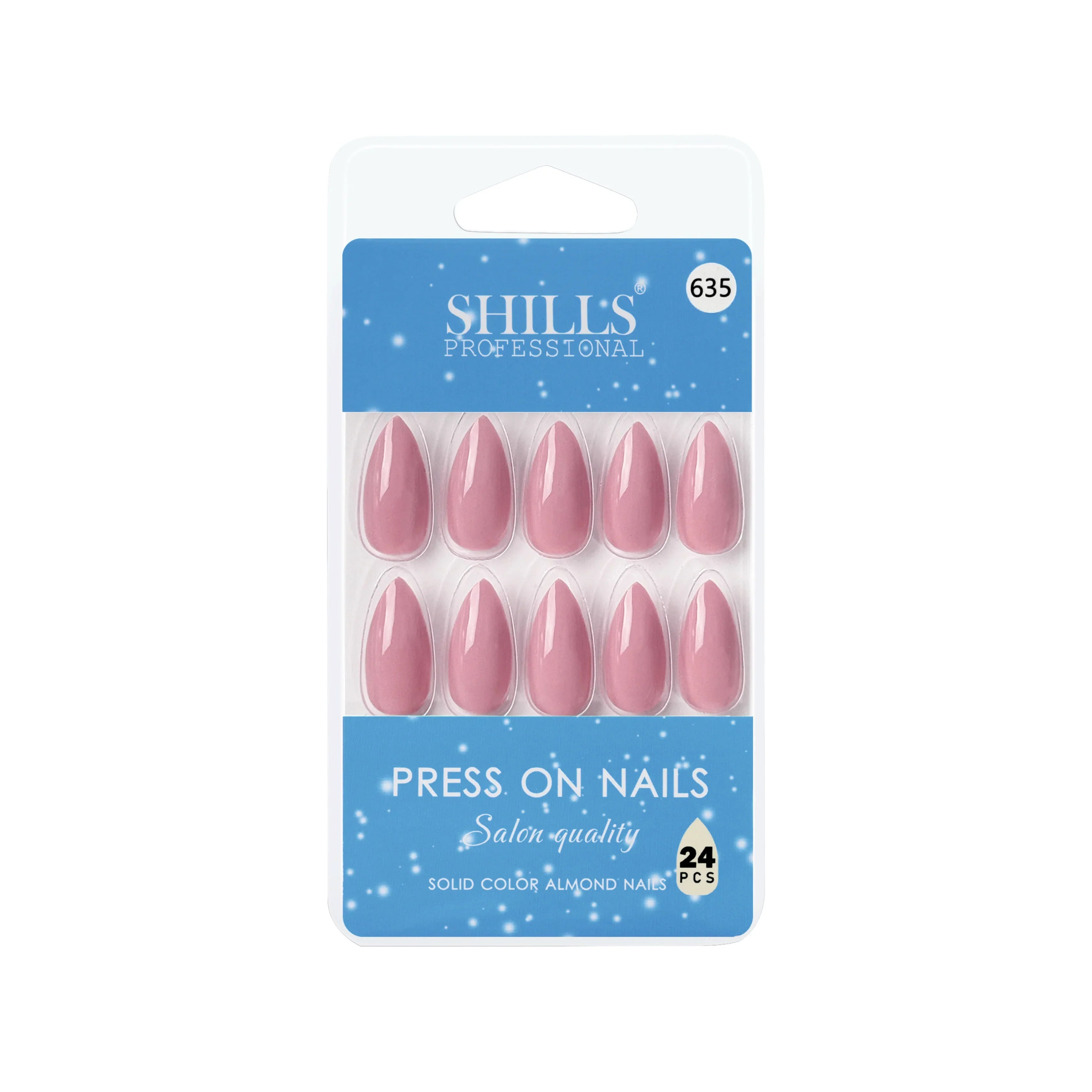 Glossy Solid Color Nails Sharp Almond(SPN631-SPN656)