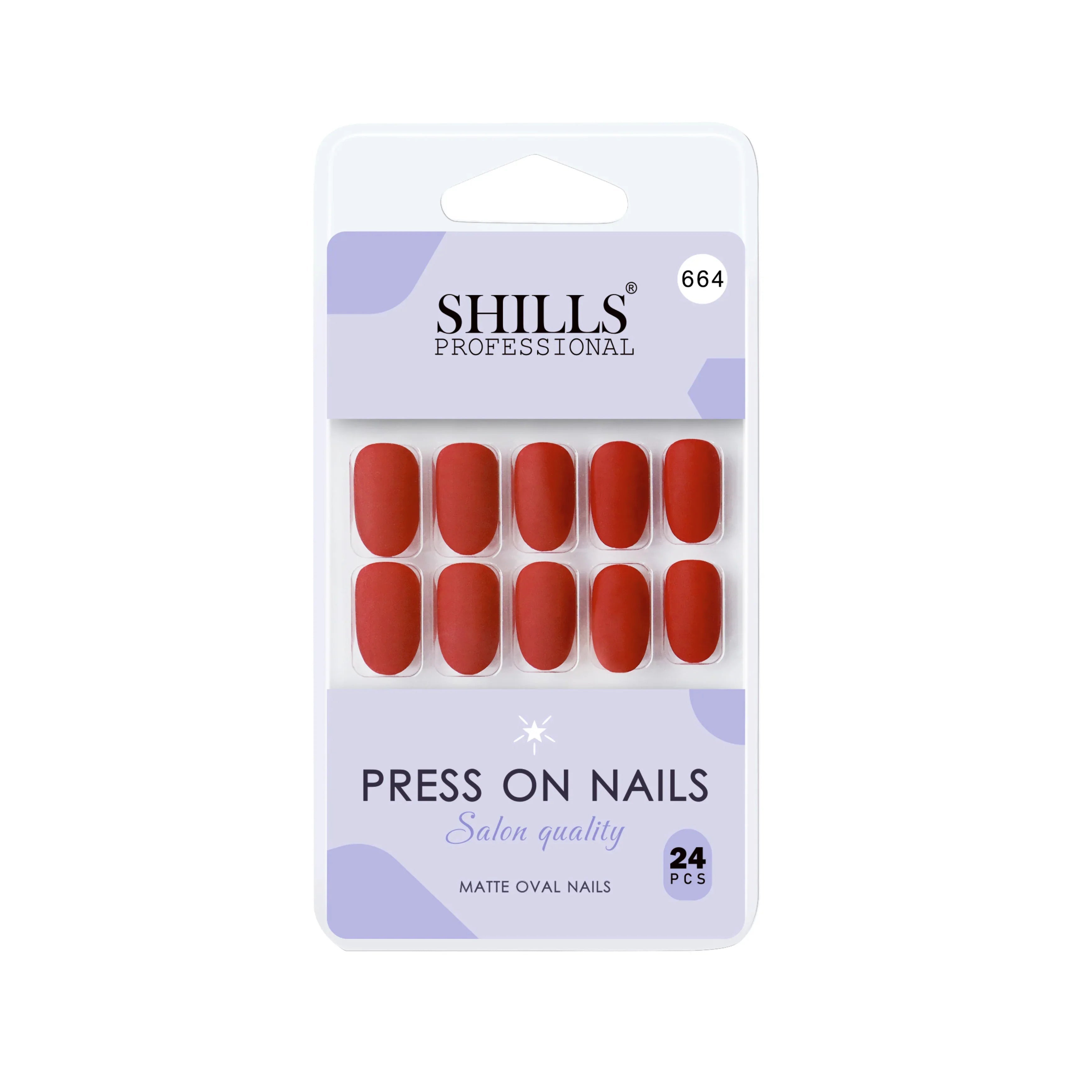 Matte Solid Color Nails Oval(SPN657-SPN666)