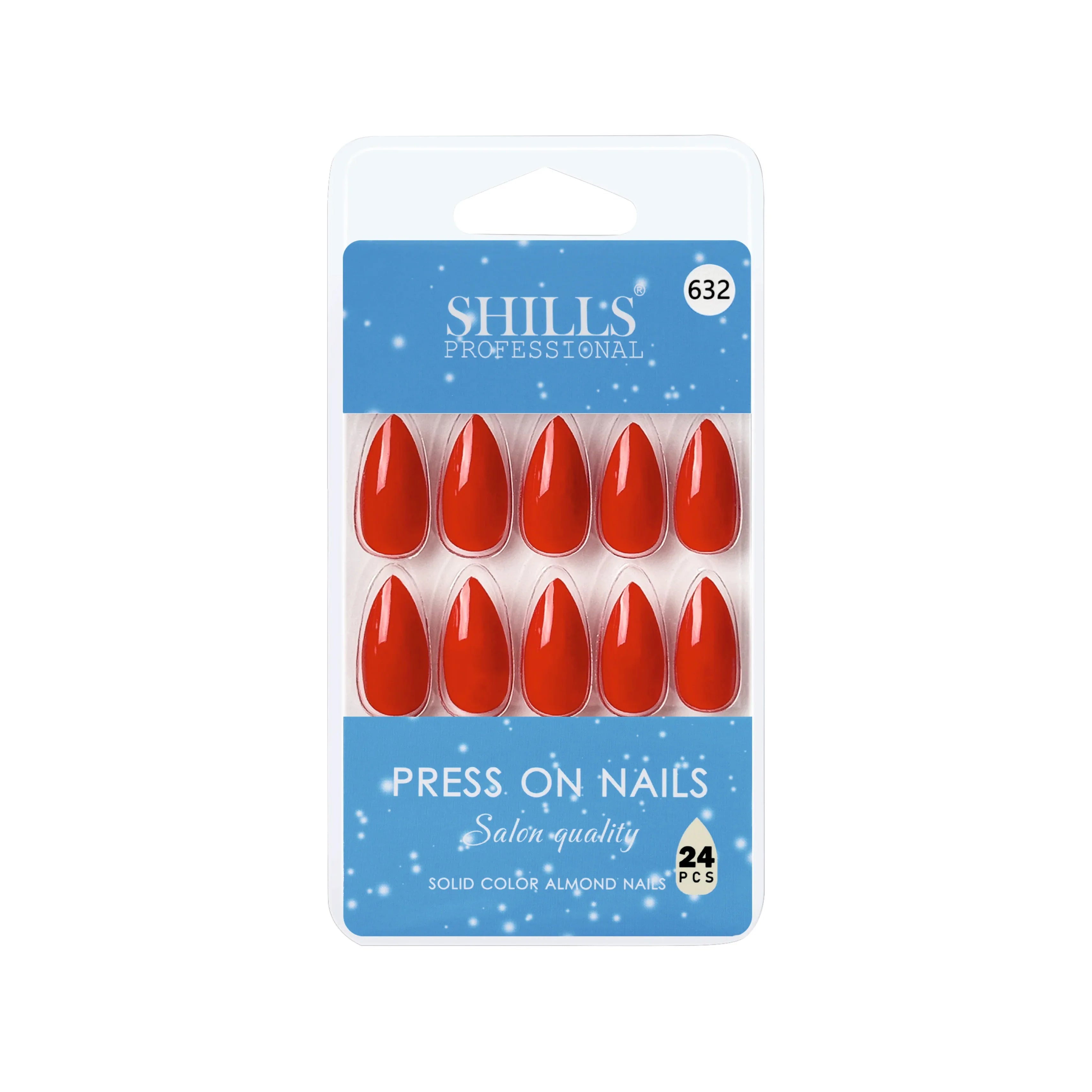 Glossy Solid Color Nails Sharp Almond(SPN631-SPN656)