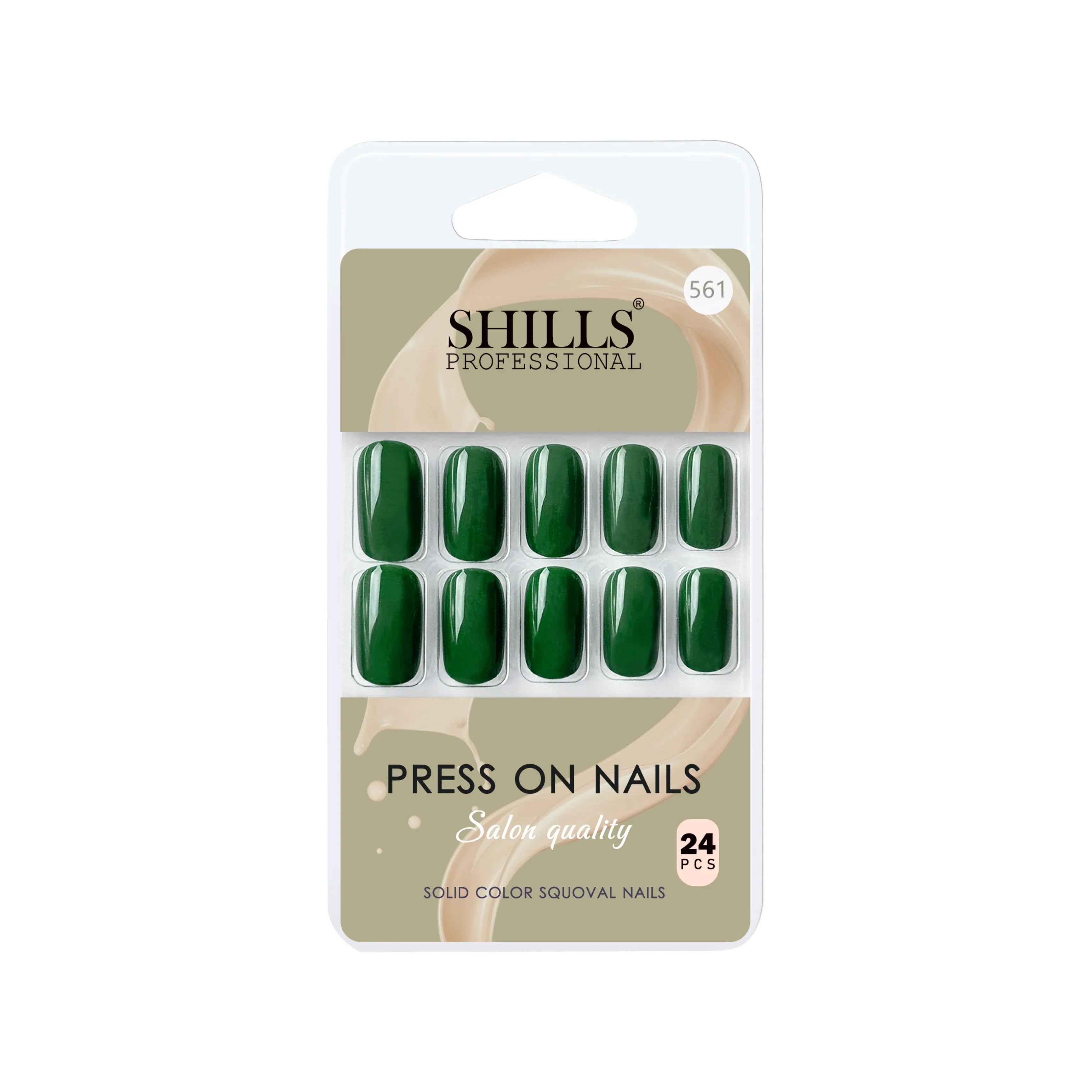 Glossy Solid Color Nails Square(SPN553-SPN604)