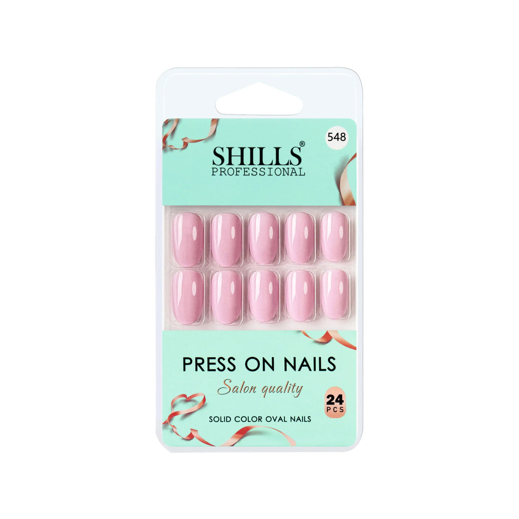 Glossy Solid Color Nails Oval(SPN527-SPN552)