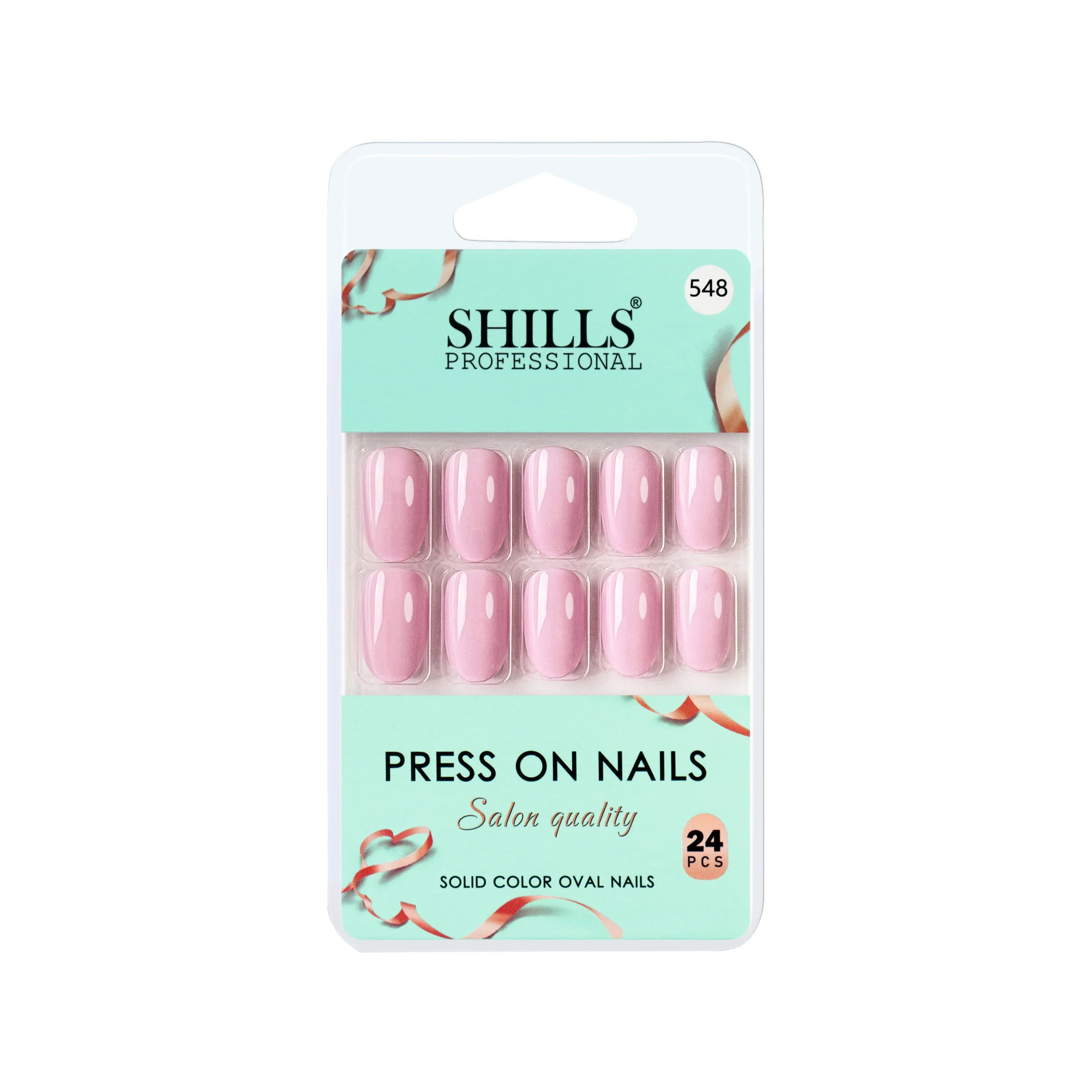 Glossy Solid Color Nails Oval(SPN527-SPN552)