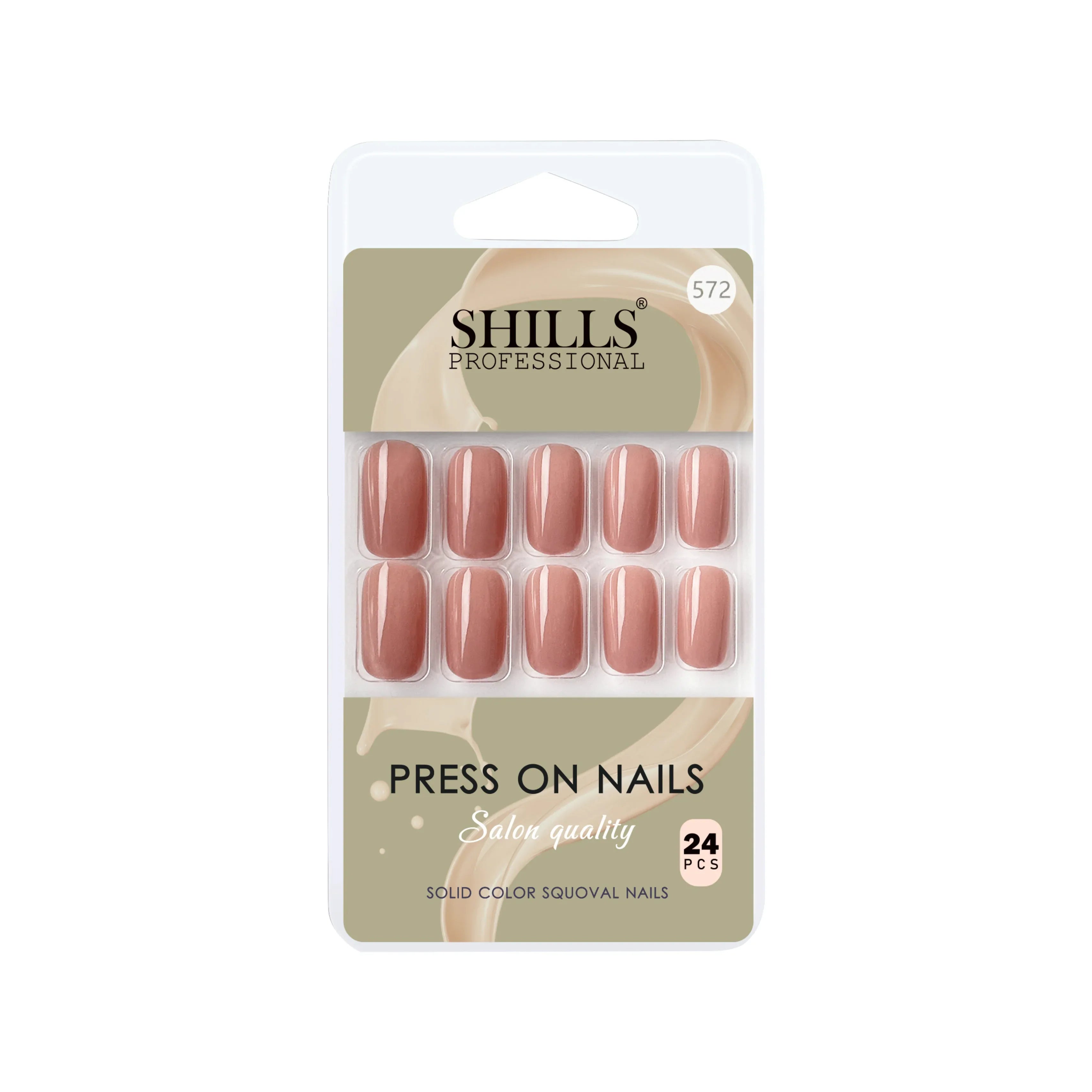 Glossy Solid Color Nails Square(SPN553-SPN604)
