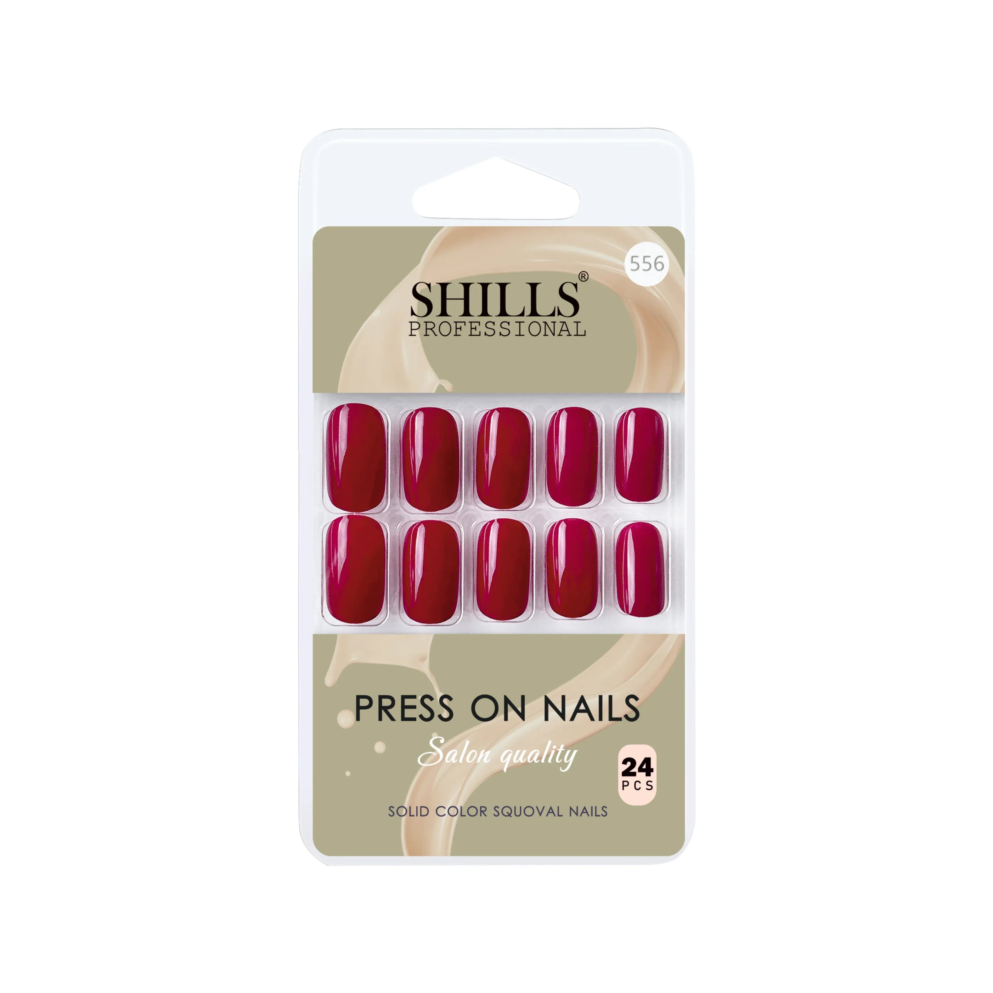 Glossy Solid Color Nails Square(SPN553-SPN604)