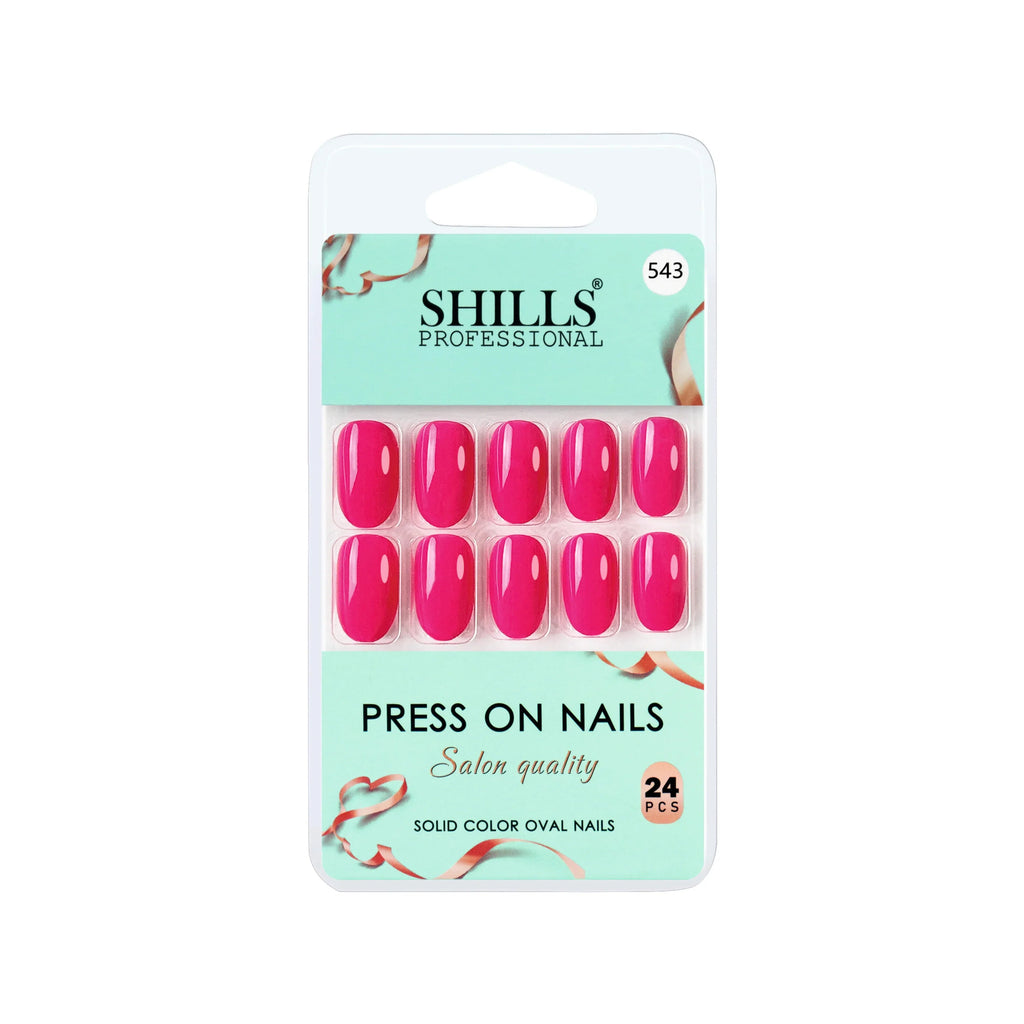 Glossy Solid Color Nails Oval(SPN527-SPN552)