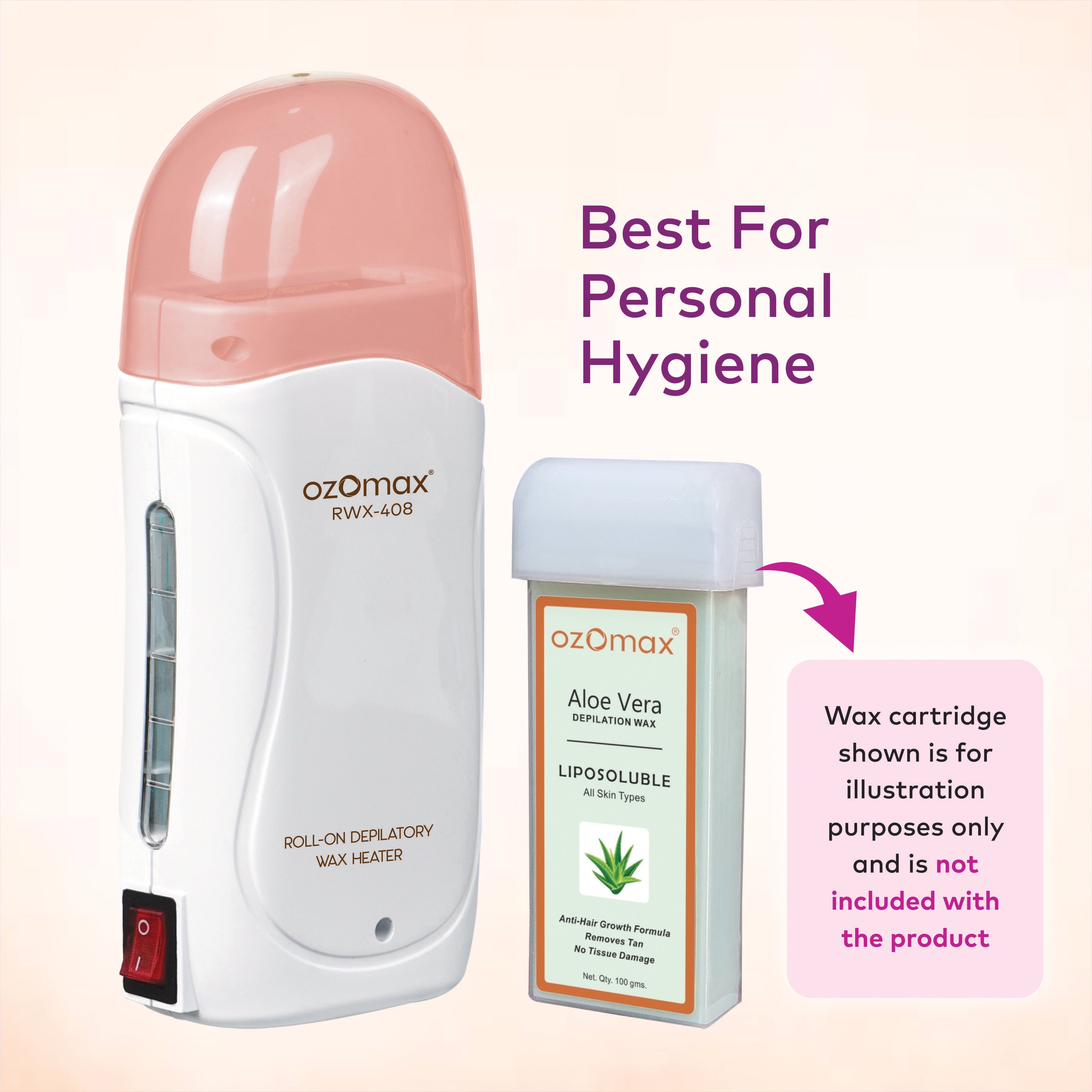 ROLL-ON DEPILATORY WAX HEATER