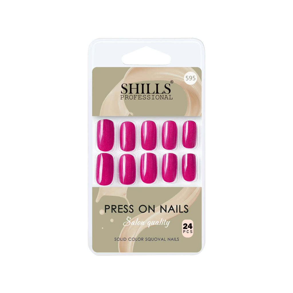Glossy Solid Color Nails Square(SPN579-SPN604)