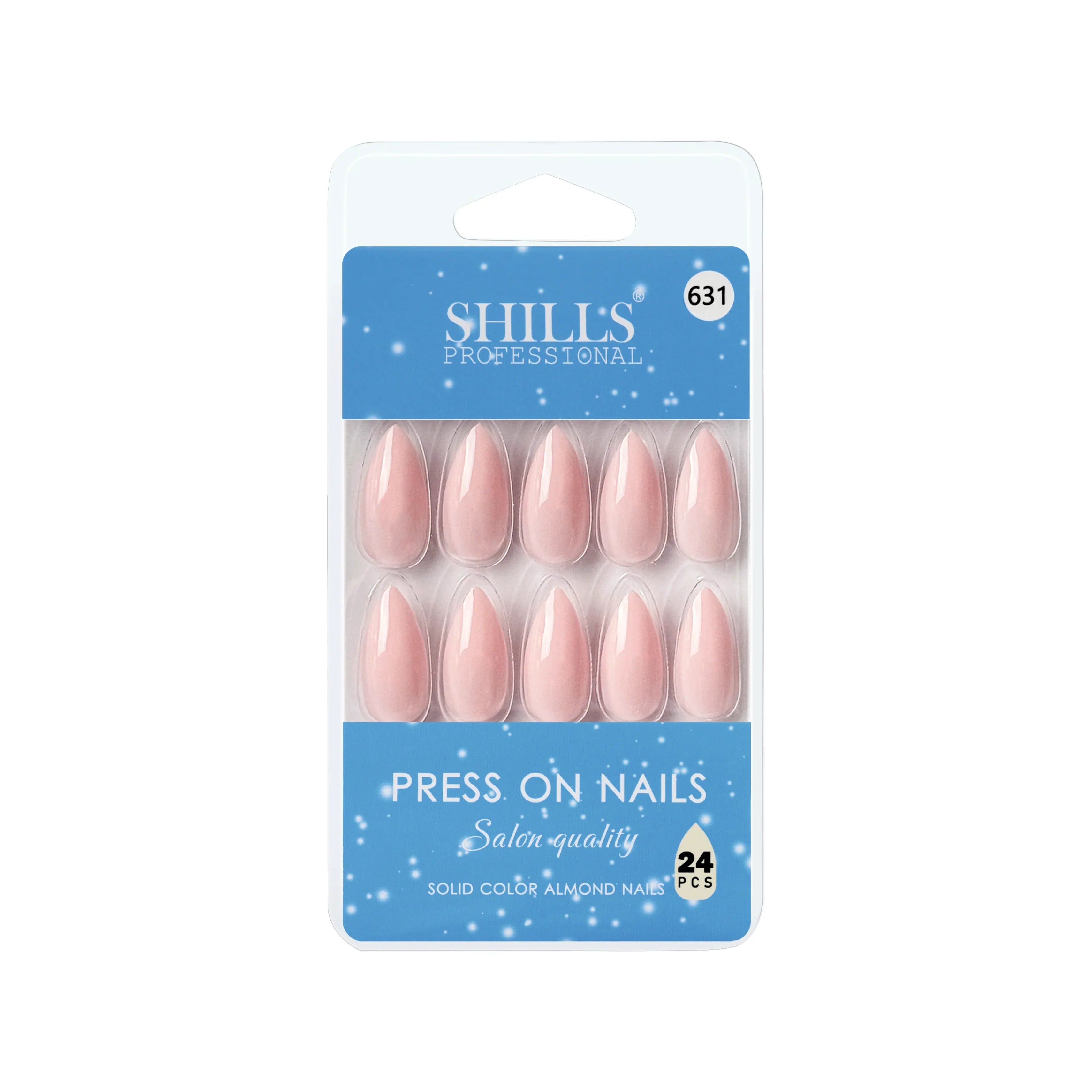 Glossy Solid Color Nails Sharp Almond(SPN631-SPN656)