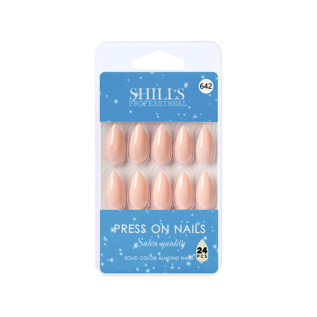 Glossy Solid Color Nails Sharp Almond(SPN631-SPN656)