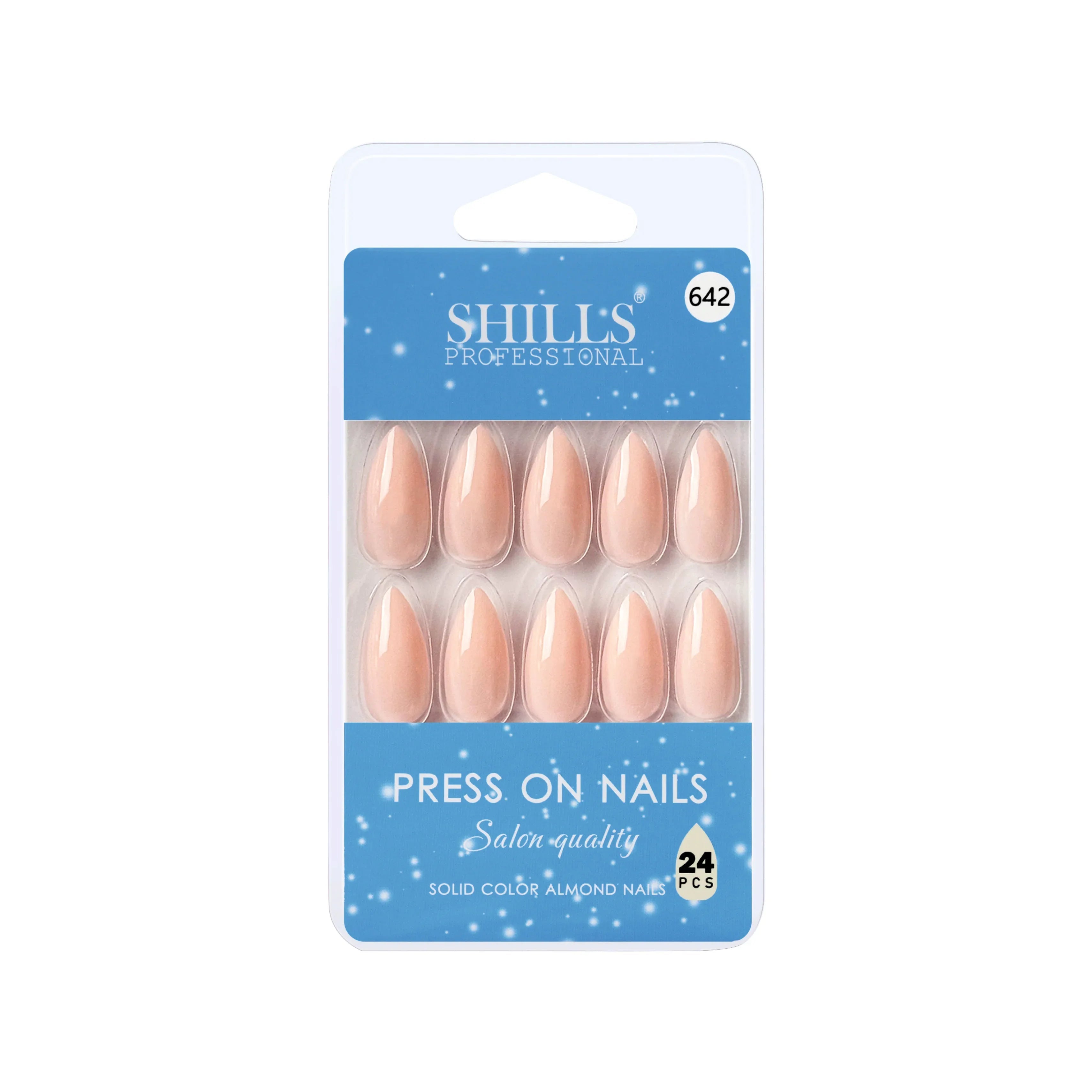 Glossy Solid Color Nails Sharp Almond(SPN631-SPN656)