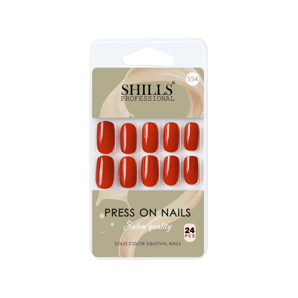 Glossy Solid Color Nails Square(SPN553-SPN604)