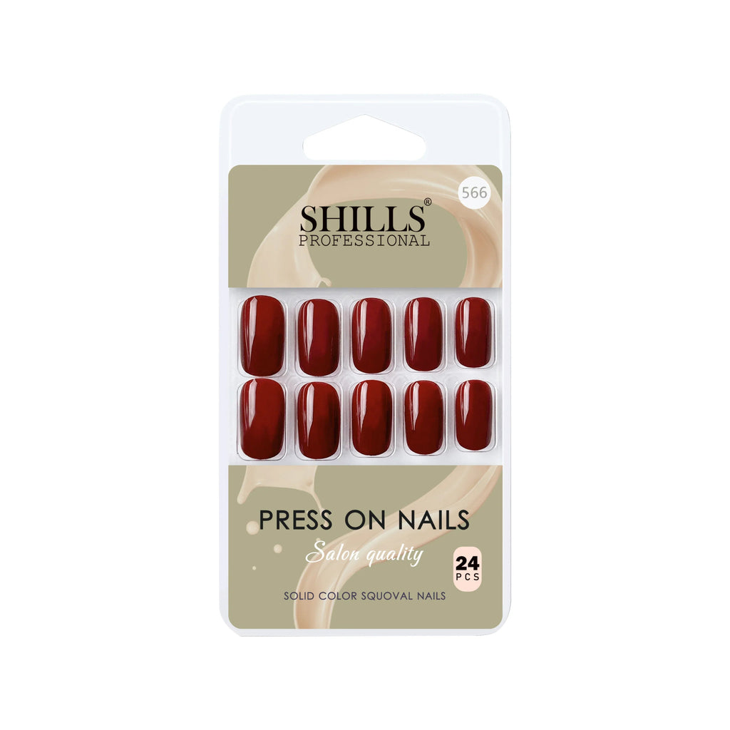 Glossy Solid Color Nails Square(SPN553-SPN604)