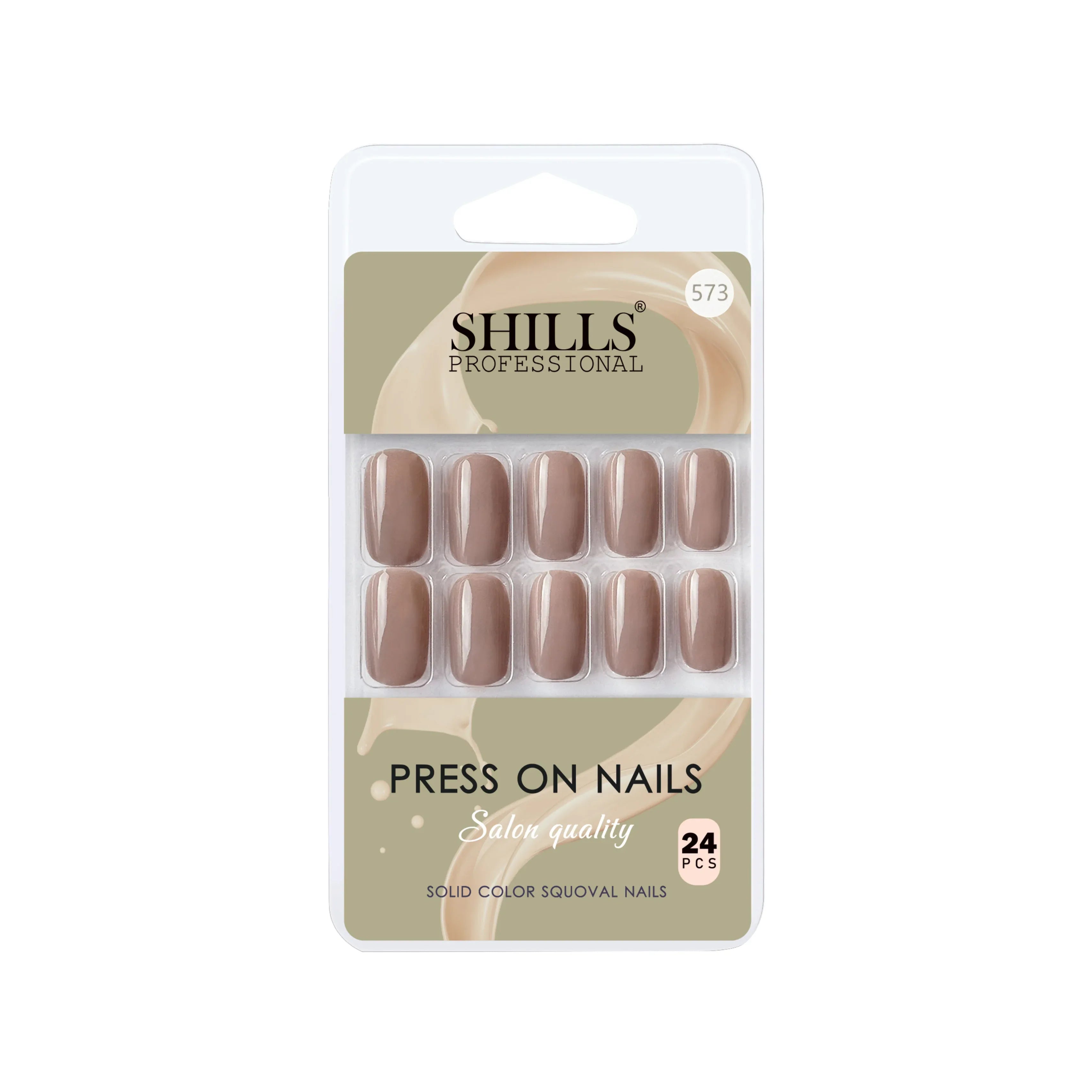 Glossy Solid Color Nails Square(SPN553-SPN604)