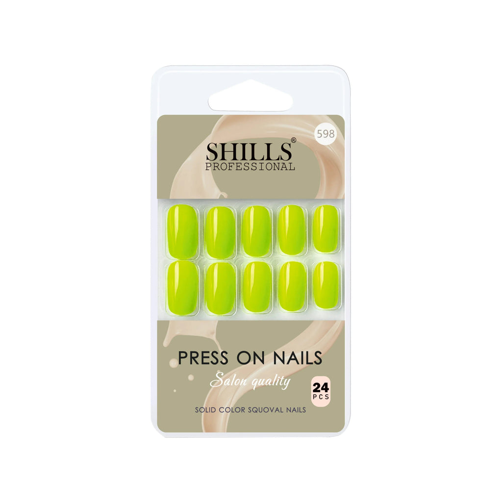 Glossy Solid Color Nails Square(SPN579-SPN604)