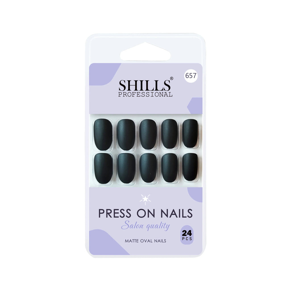 Matte Solid Color Nails Oval(SPN657-SPN666)