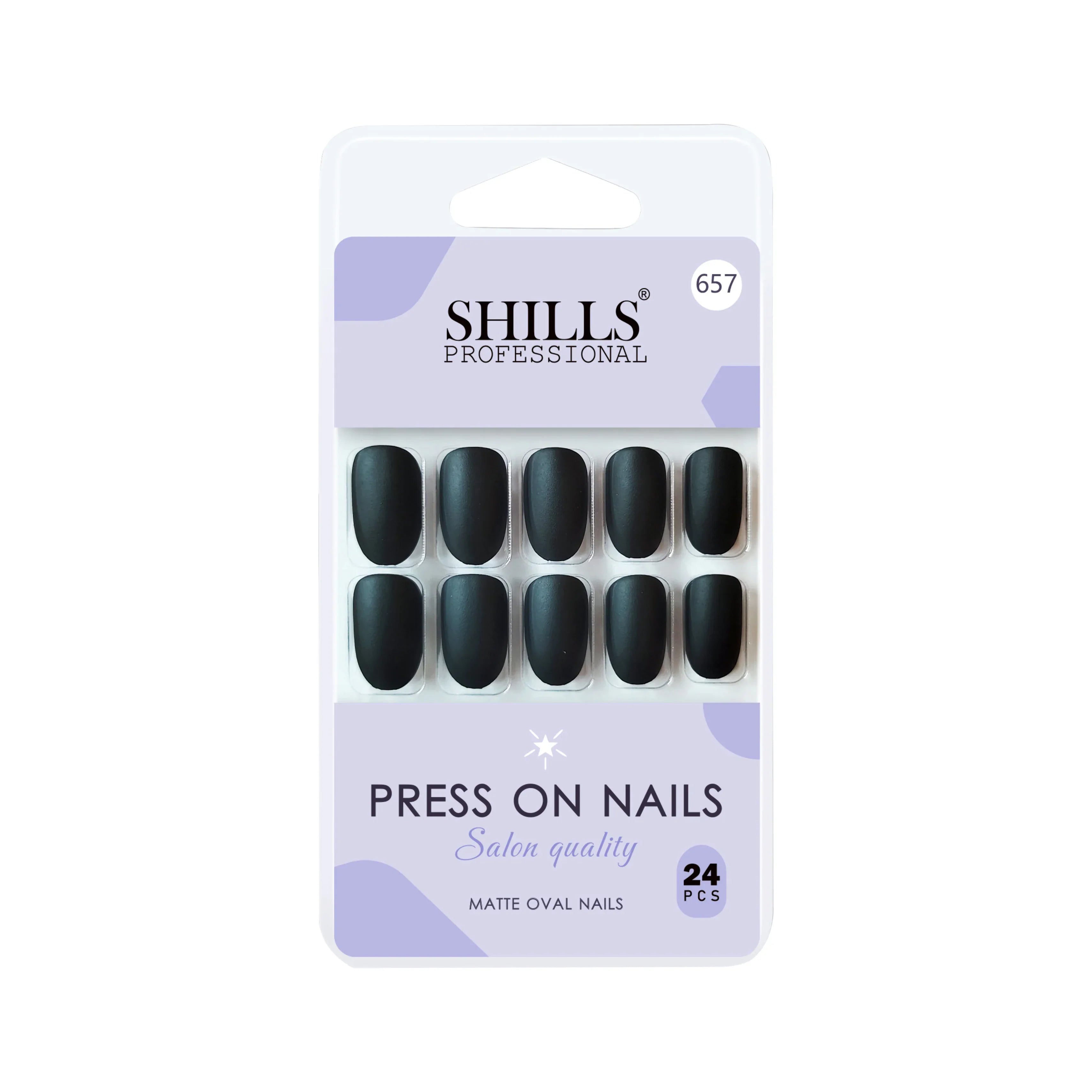 Matte Solid Color Nails Oval(SPN657-SPN666)